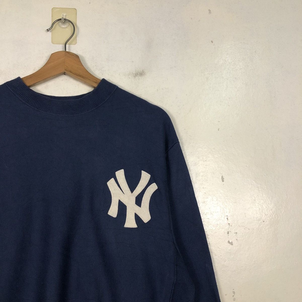 New York Yankees 📌Vintage New York Yankees MLB Sweatshirt Big Logo Size US L / EU 52-54 / 3 - 8 Thumbnail