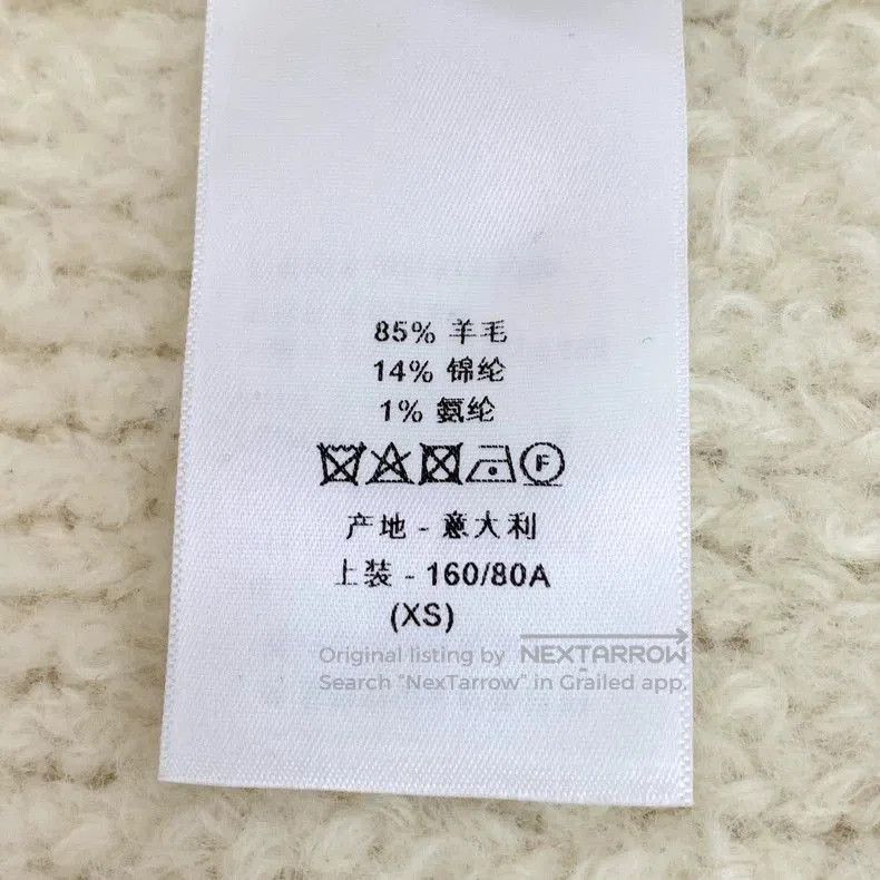 Dior Dior Logo Embroidered Wool Collared Jacket. Size US XS / EU 42 / 0 - 8 Thumbnail