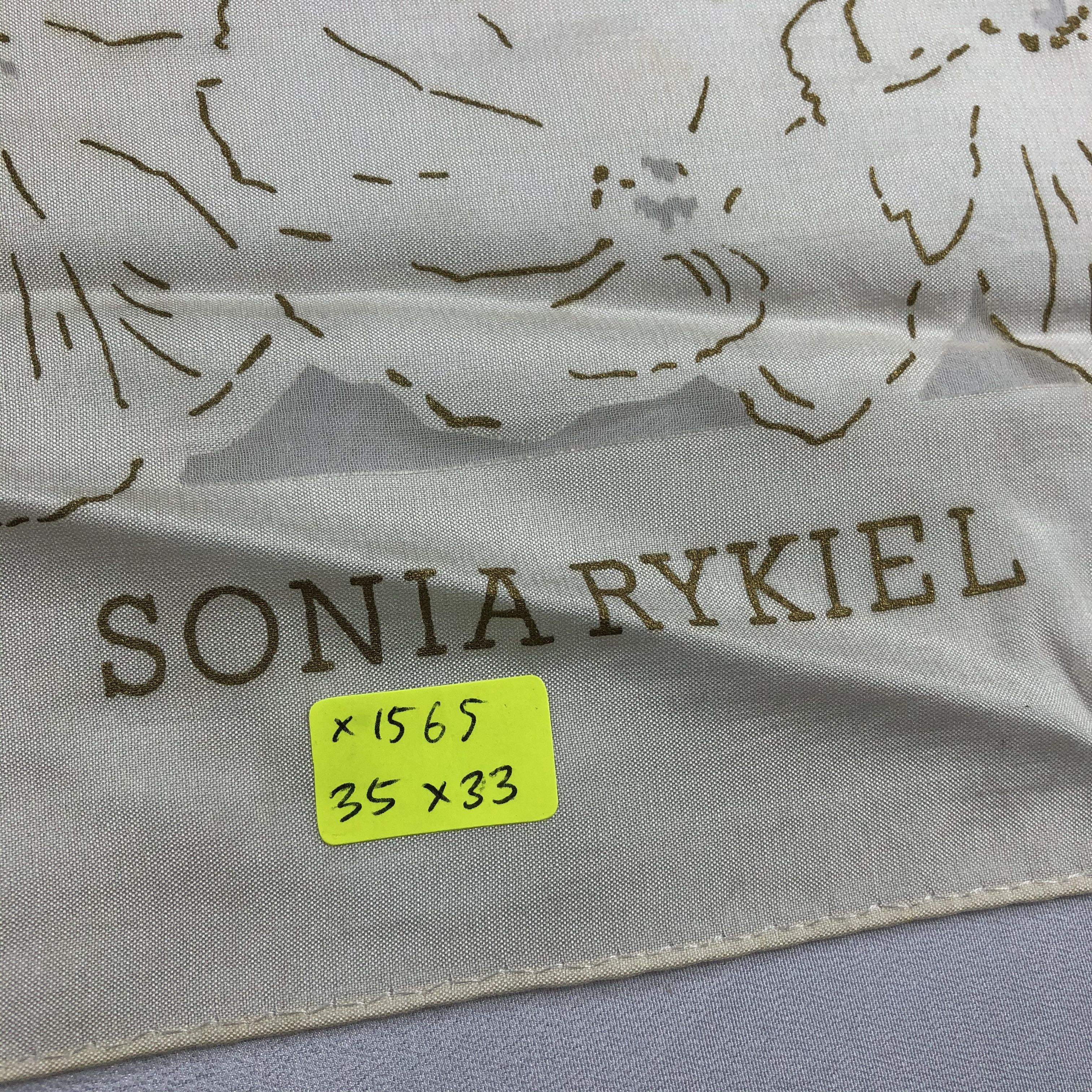 Sonia Rykiel × Vintage Vintage Sonia Rykiel Silk Scarf Size ONE SIZE - 15 Thumbnail