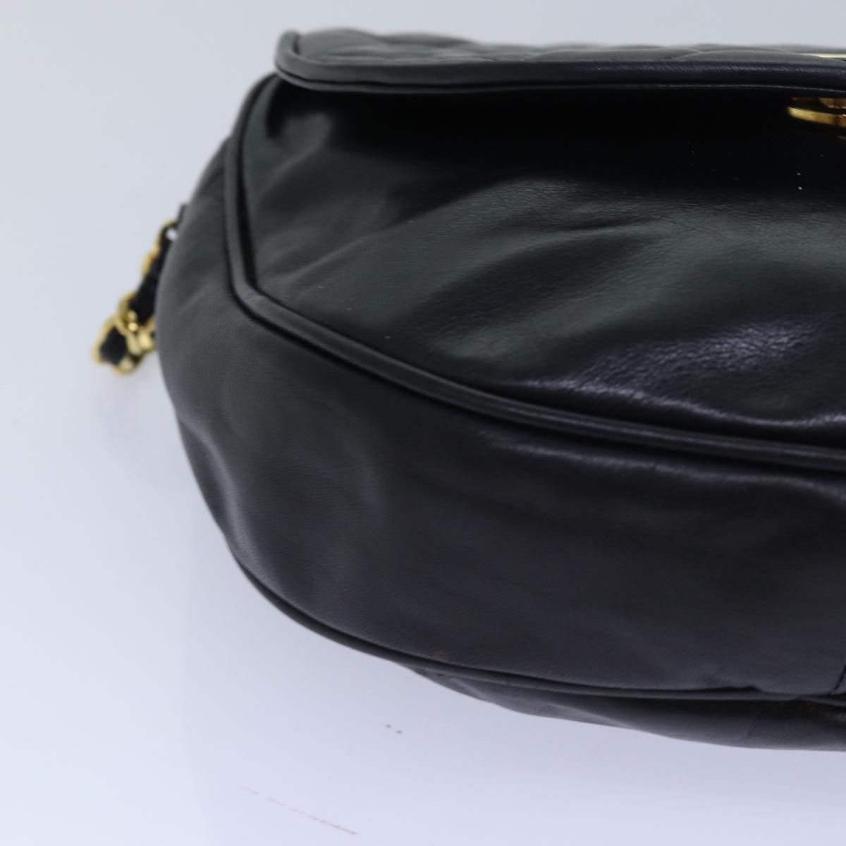 Chanel CHANEL Matelasse Chain Shoulder Bag Lamb Skin Black CC Size ONE SIZE - 14 Thumbnail