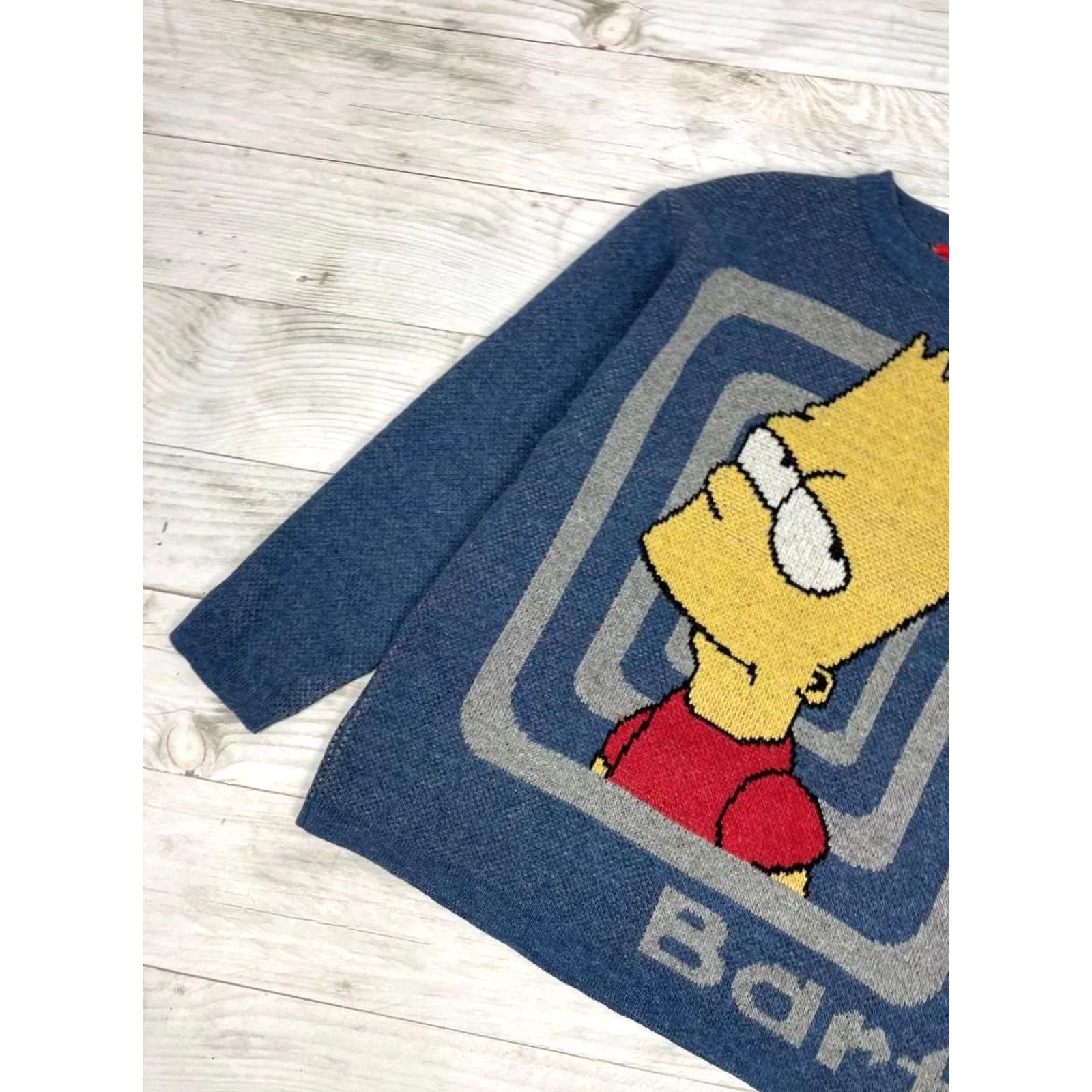Vintage VINTAGE The Simpsons Sweater Nike Shirt Casual Mens Size M Blue Logo Movie 2002 Size US M / EU 48-50 / 2 - 5 Thumbnail