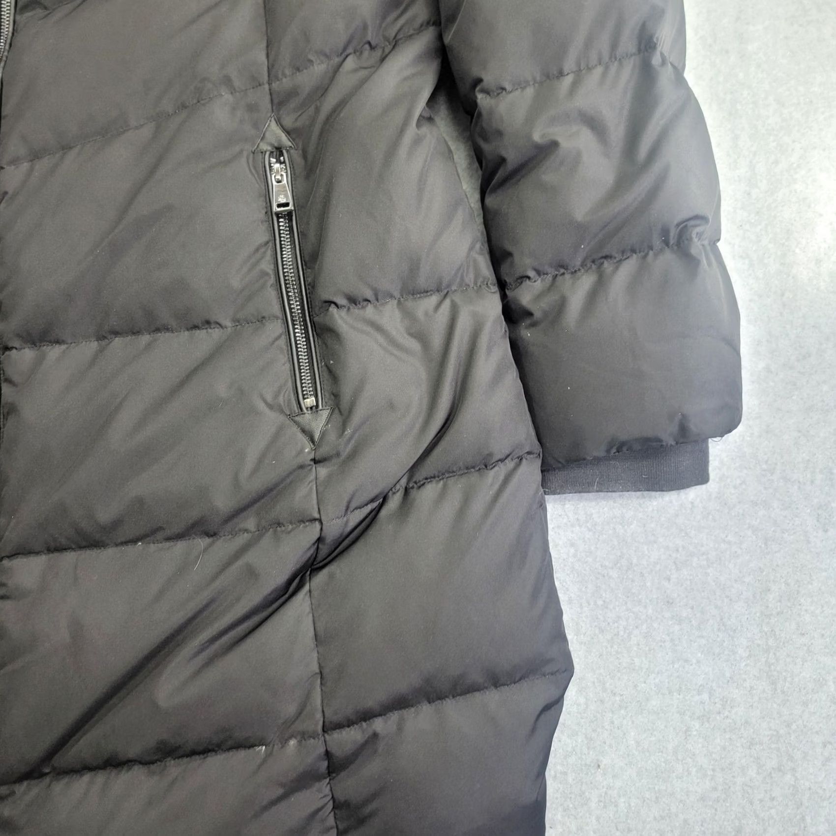 Ralph Lauren VINTAGE Lauren Ralph Lauren Puffer Coat Womens XL Black Hooded Faux Fur Down Parka Long Size XL / US 12-14 / IT 48-50 - 3 Thumbnail