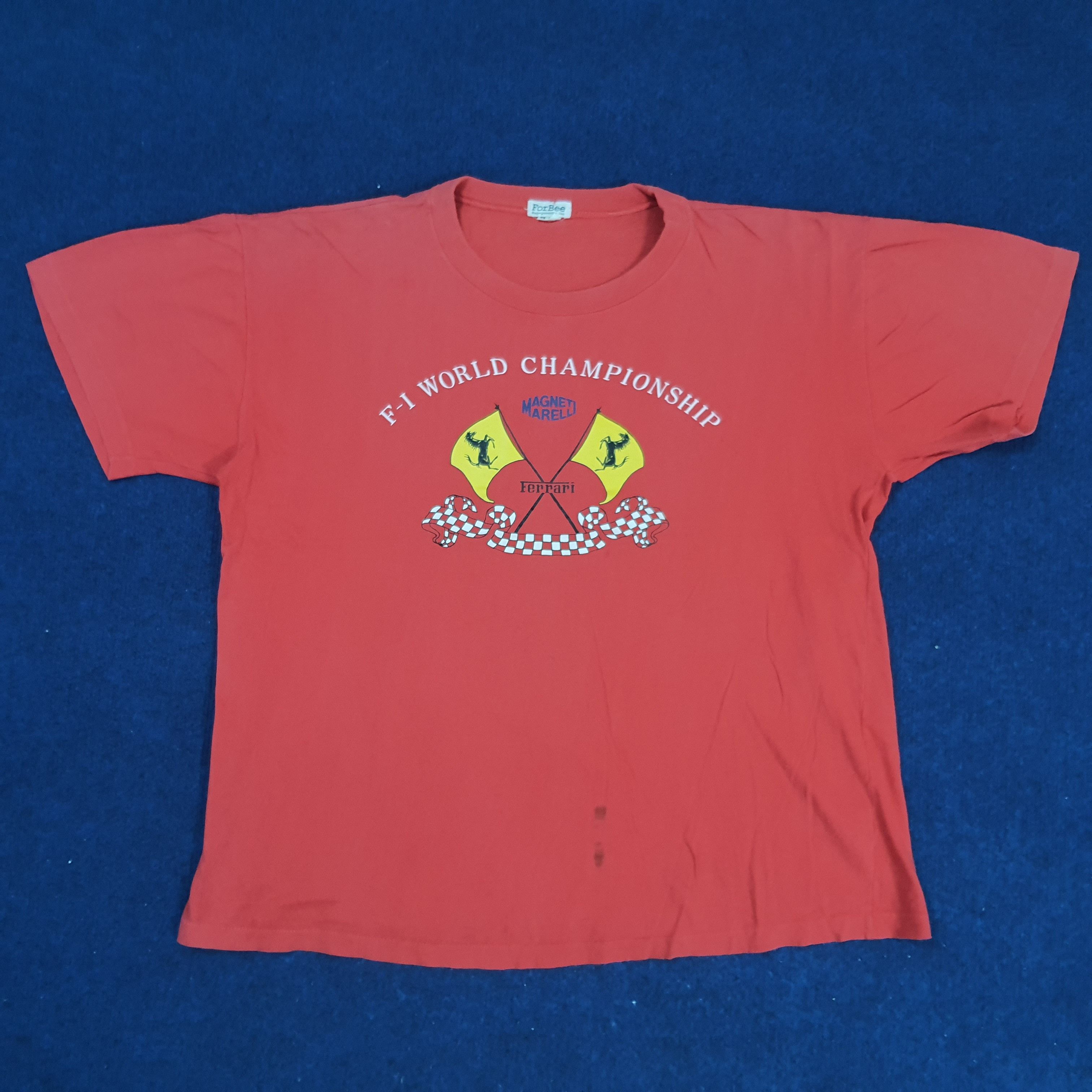 Ferrari × Vintage Vintage F1 Magneti Marelli Ferrari Motorsports Tshirt Size US L / EU 52-54 / 3 - 1 Thumbnail