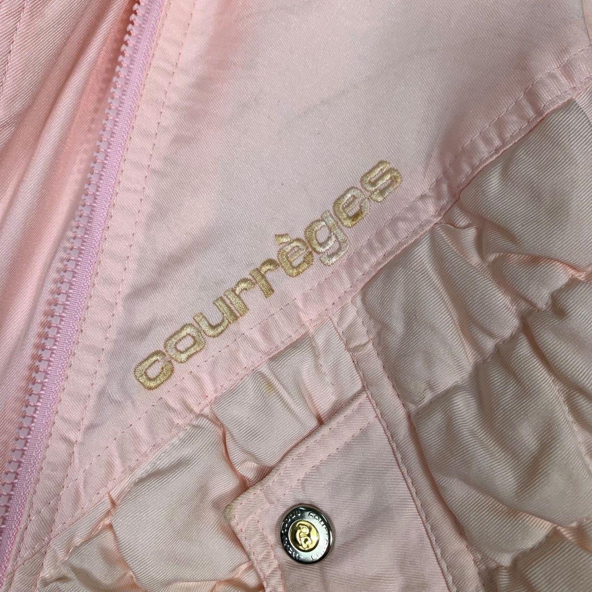 Courreges COURREGES Fur Hoodie Pink Belted Crop Jacket #1230-C56 Size S / US 4 / IT 40 - 16 Thumbnail