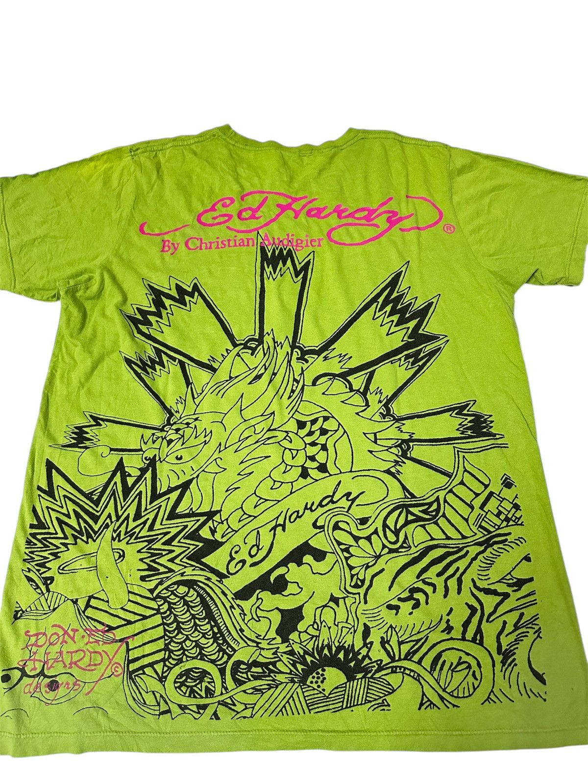GOA 2000 Ed Hardy By Christian Audigier Y2K Jnco Goa Lgb Style Size US L / EU 52-54 / 3 - 9 Thumbnail