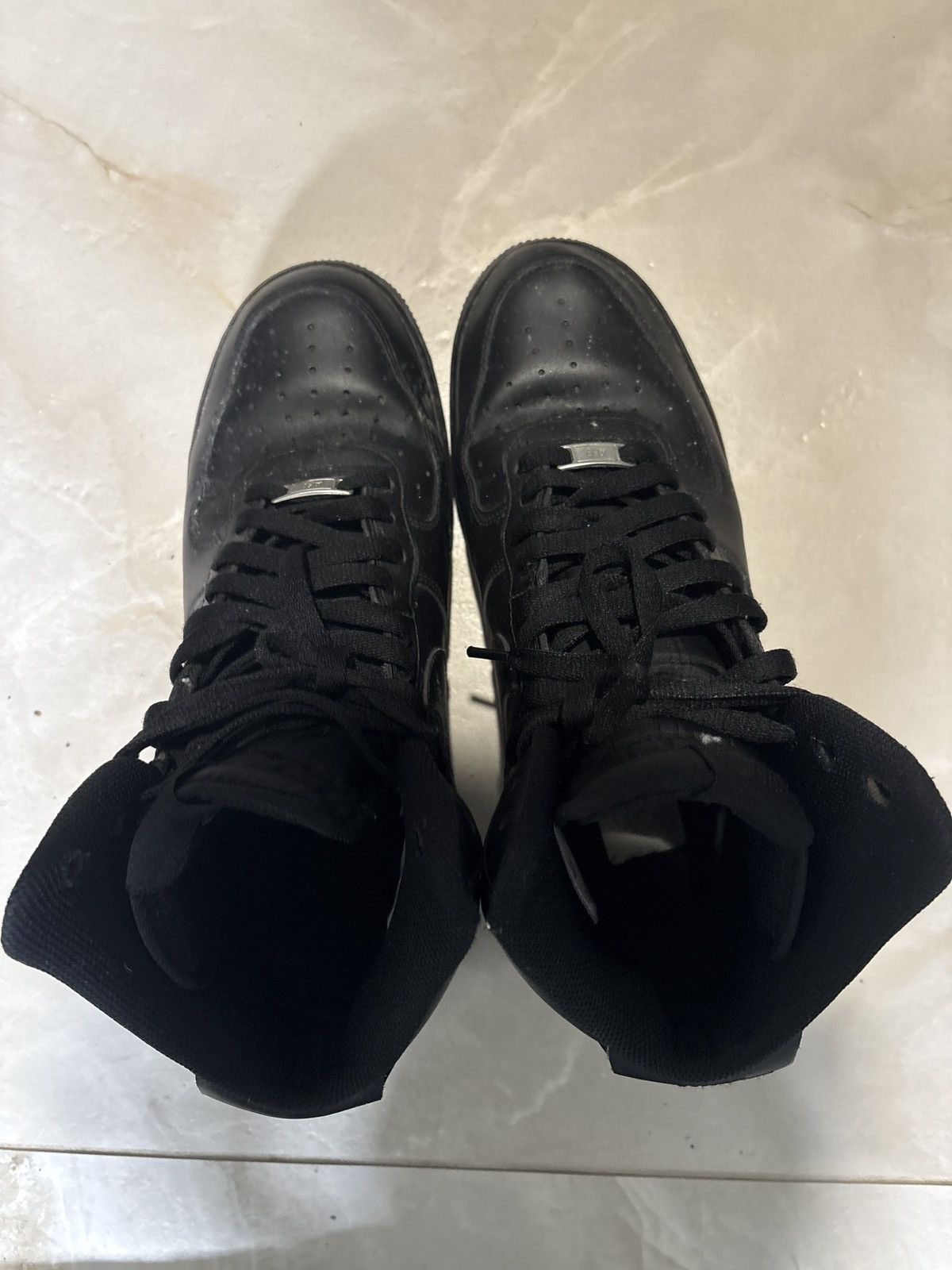 Nike Nike AF1 Hightop Black Size US 12 / EU 45 - 1 Thumbnail