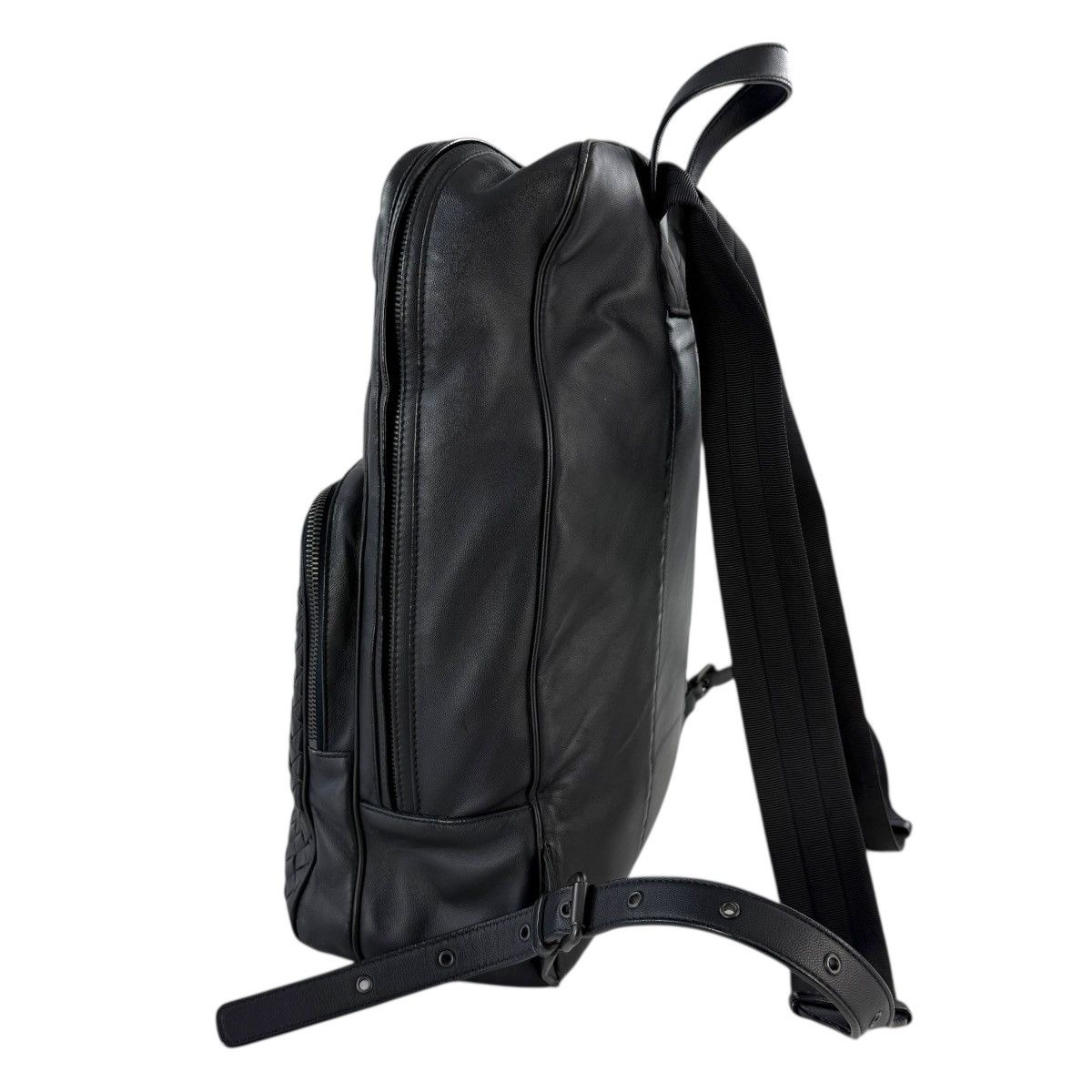 Bottega Veneta Bottega Veneta Intrecciato Leather Backpack Size ONE SIZE - 4 Thumbnail