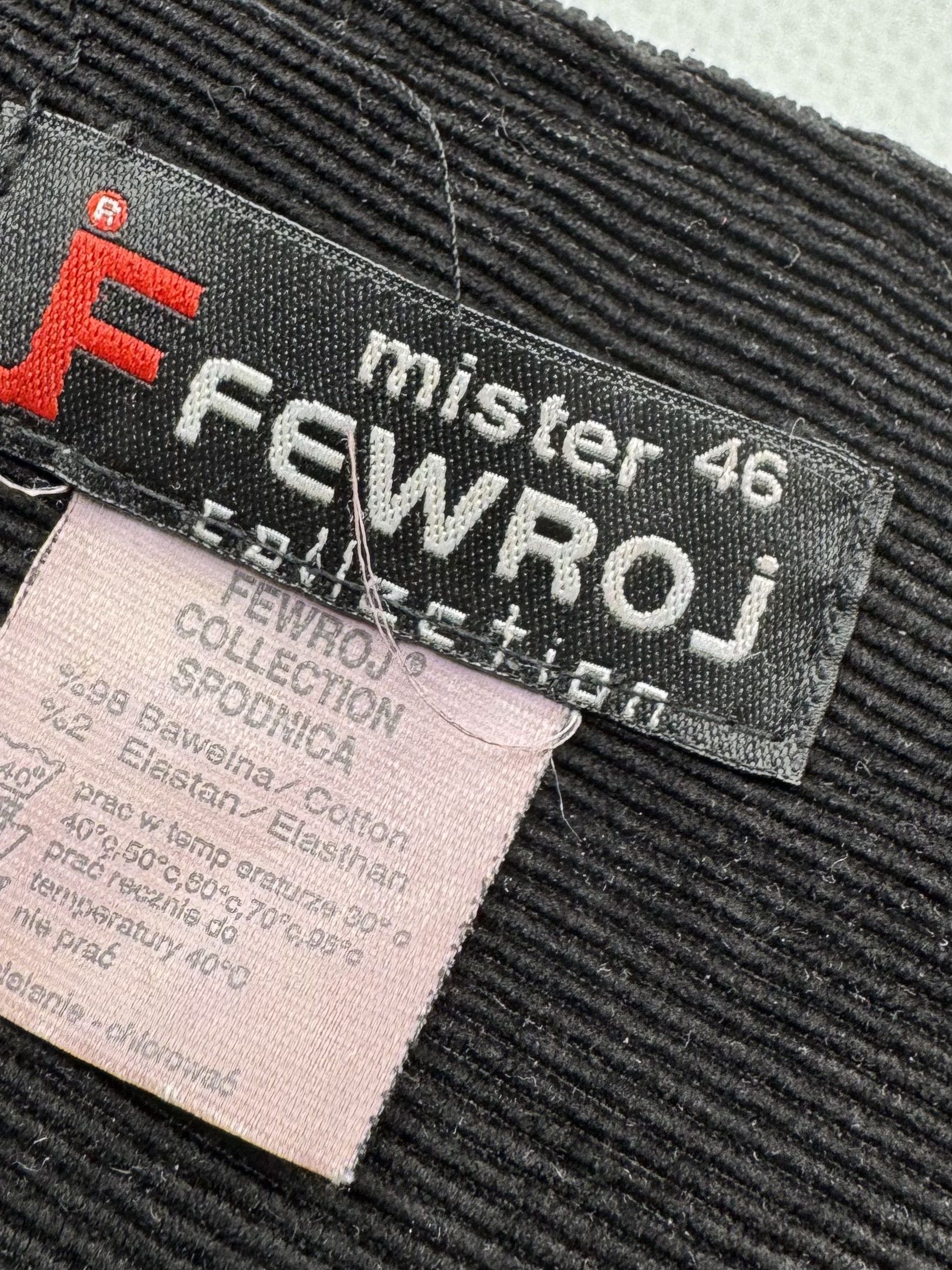 Vintage 90's Corduroy Cargo Flared Skirt B8(V128)E2 Size 32" / US 10 / IT 46 - 5 Thumbnail