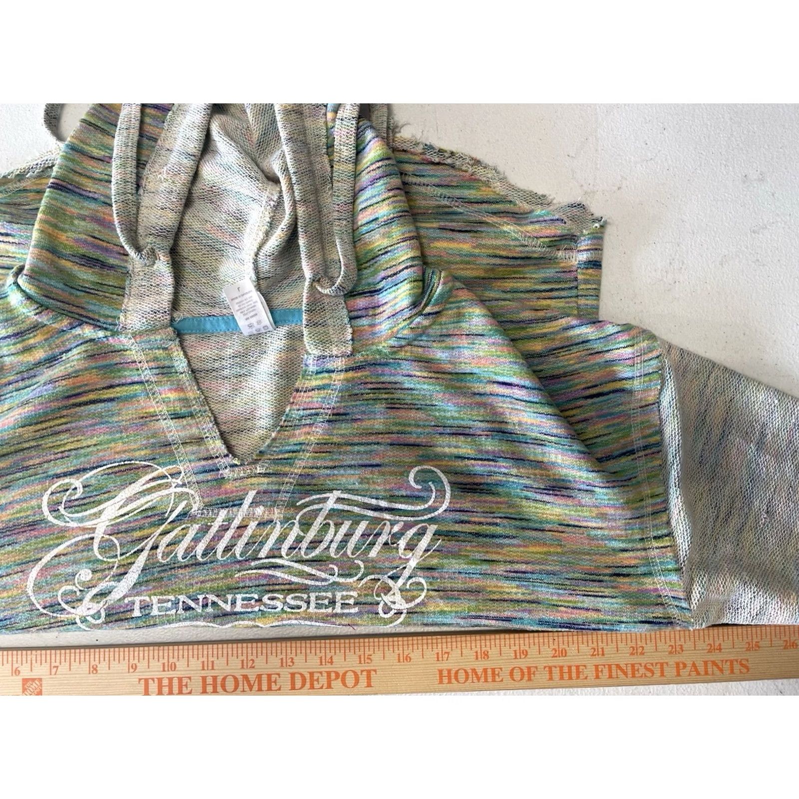 Vintage VINTAGE Gatlinburg Tennessee Lightweight Women Hoodie L Sparkly Letters Mountains Hiking Size L / US 10 / IT 46 - 7 Thumbnail