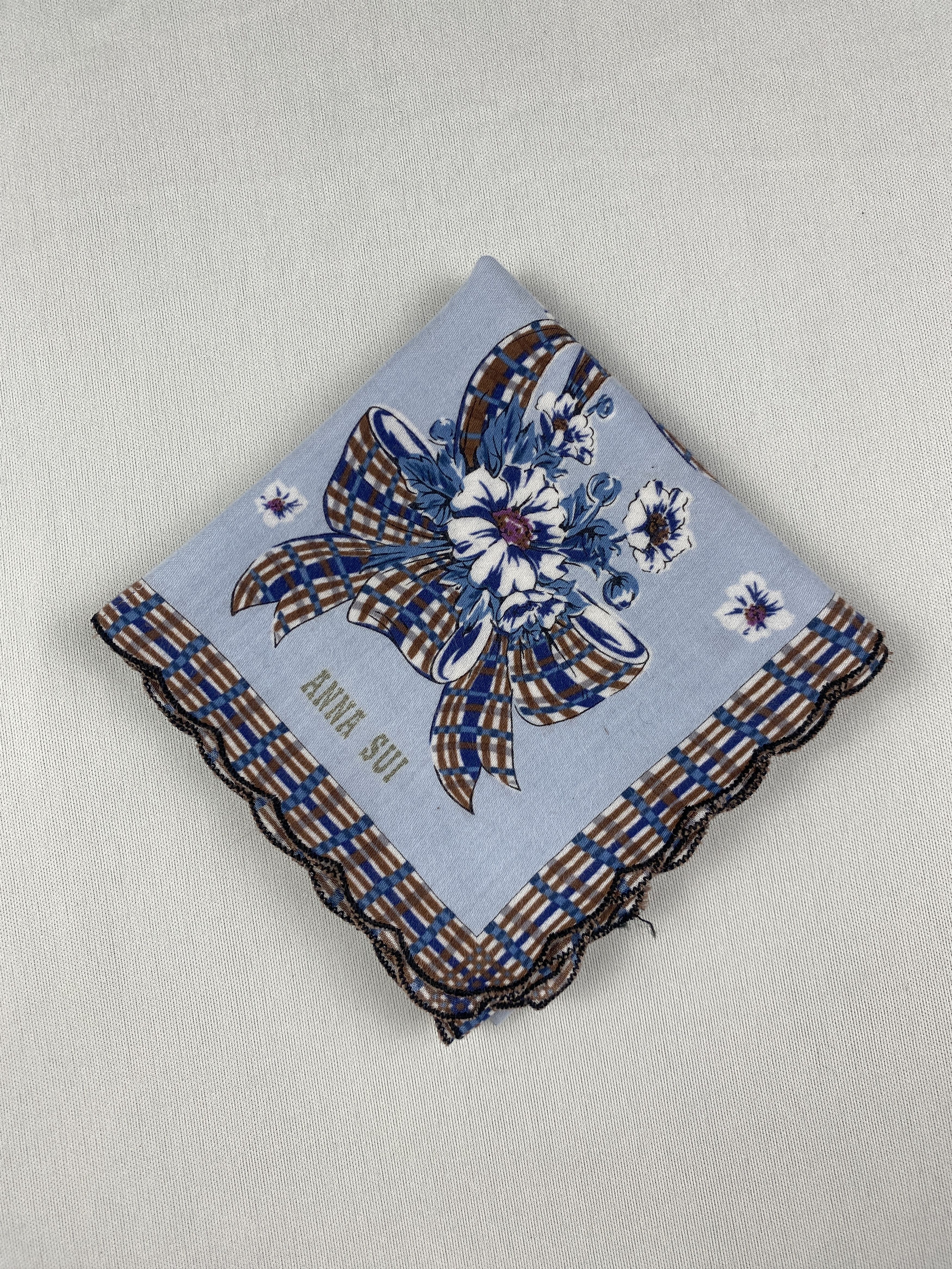 Other Vintage Anna Sui Handkerchief Pocket Square Bandana HM0007 Size ONE SIZE - 3 Thumbnail