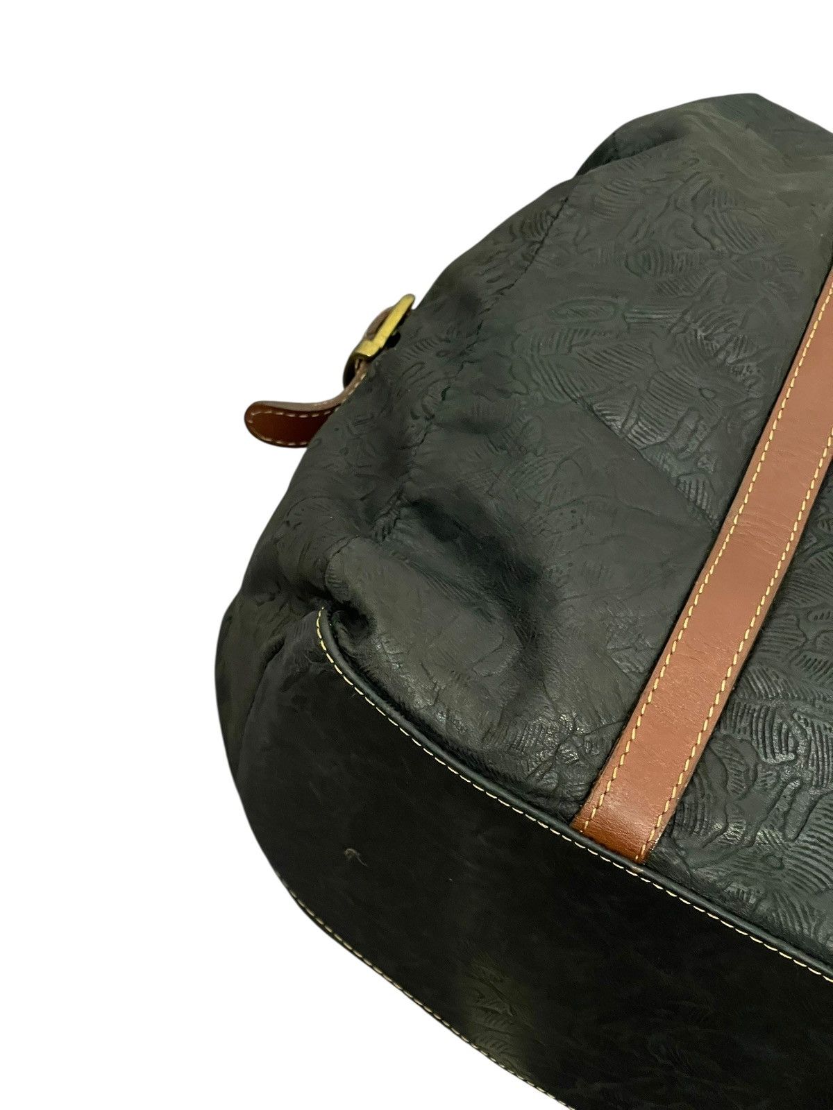 Genuine Leather Full Leather Kastoria Barcelona Duffle Travel Bag 6🟩 Size ONE SIZE - 16 Thumbnail