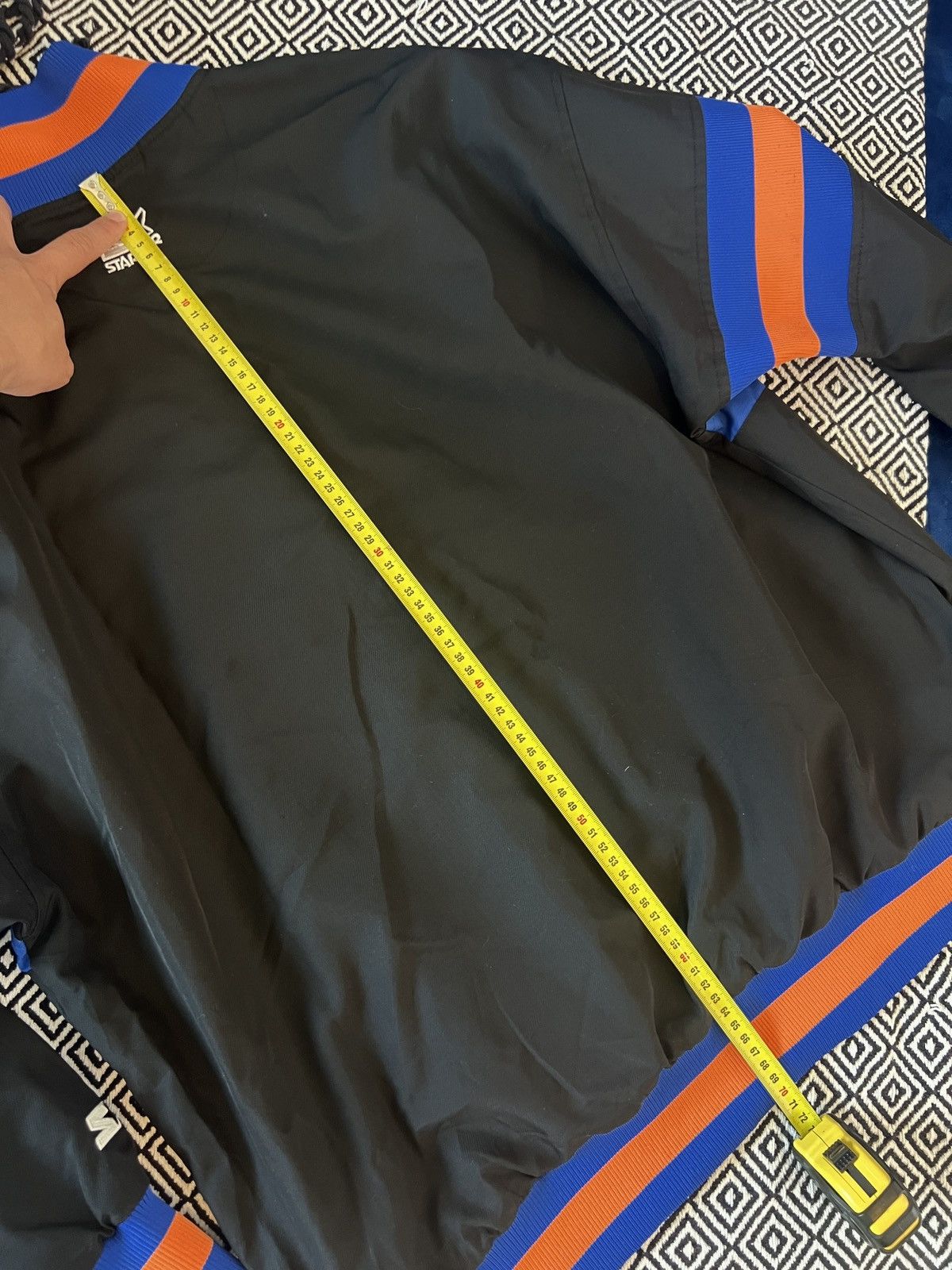 Starter Black, orange, and blue Starter Black Label zip-up jacket Size US L / EU 52-54 / 3 - 11 Thumbnail