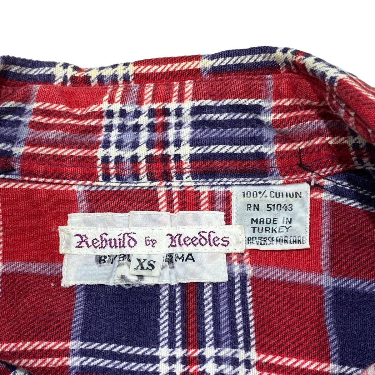 Needles Shirt Remake check long sleeve Multicolor Size US XS / EU 42 / 0 - 8 Thumbnail