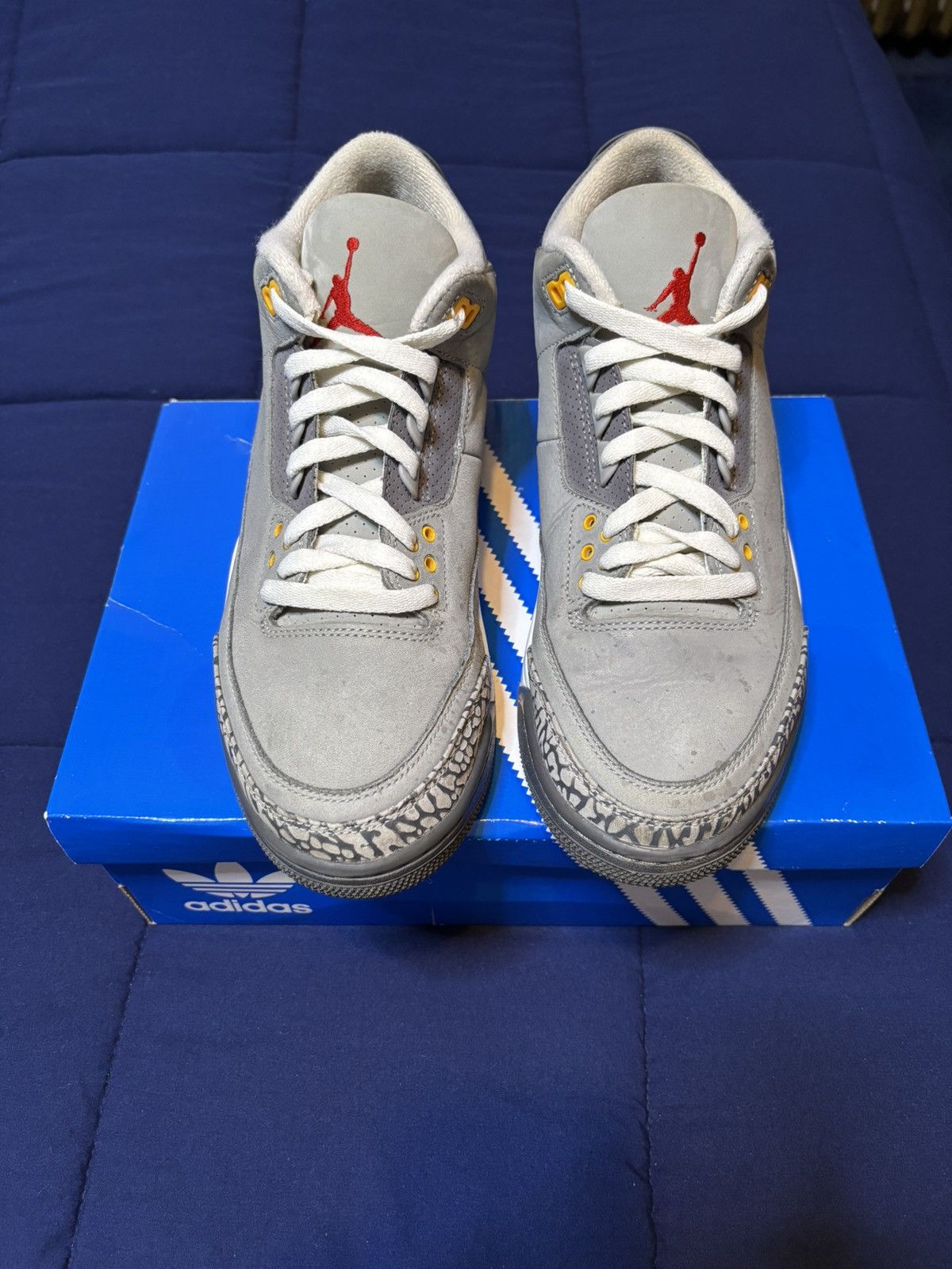 Jordan Brand Jordan 3 Retro Cool Grey 2021 Size 9 Size US 9 / EU 42 - 2 Thumbnail