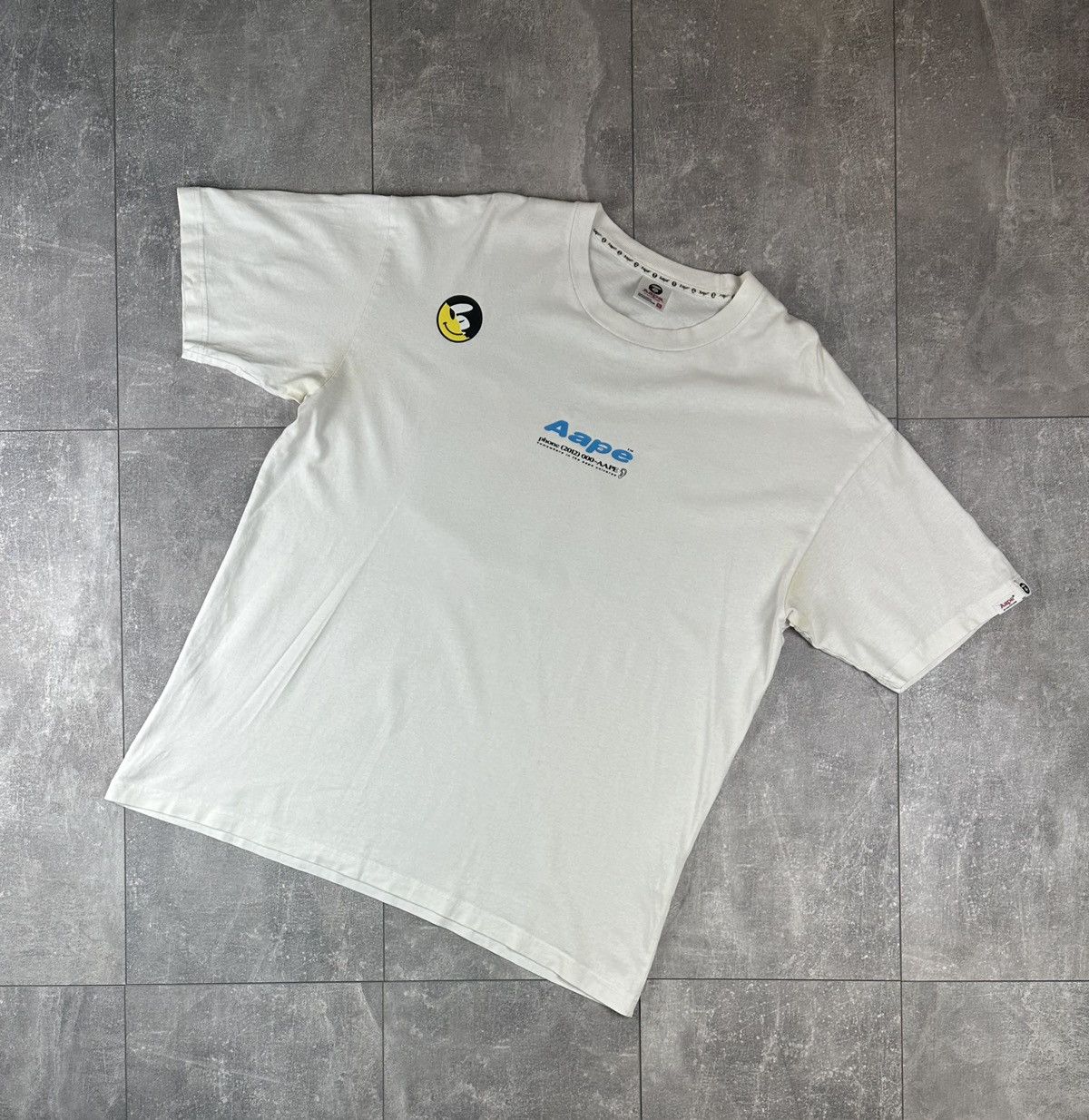 Aape BAPE A Bathing Ape Skate 2012 Vintage Y2K T-Shirt Size US XL / EU 56 / 4 - 2 Thumbnail