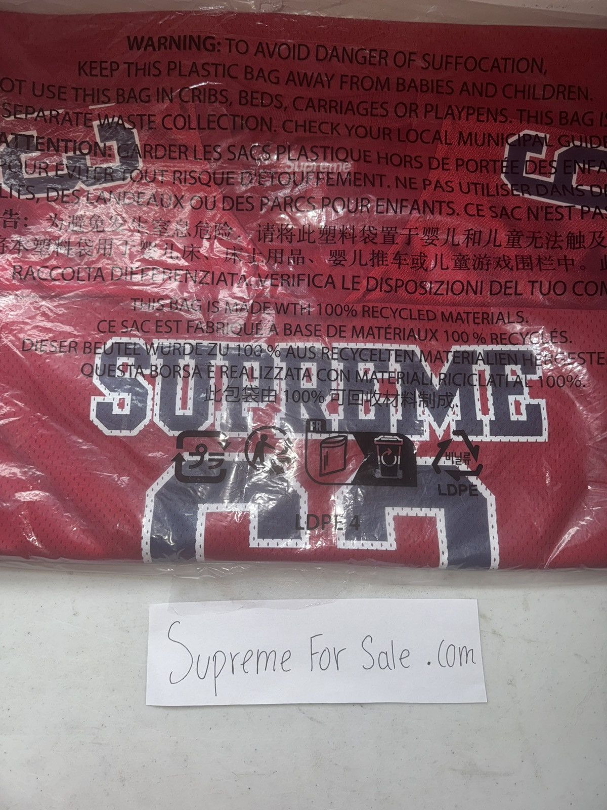 Supreme Supreme Bones Football Jersey Size US M / EU 48-50 / 2 - 5 Thumbnail