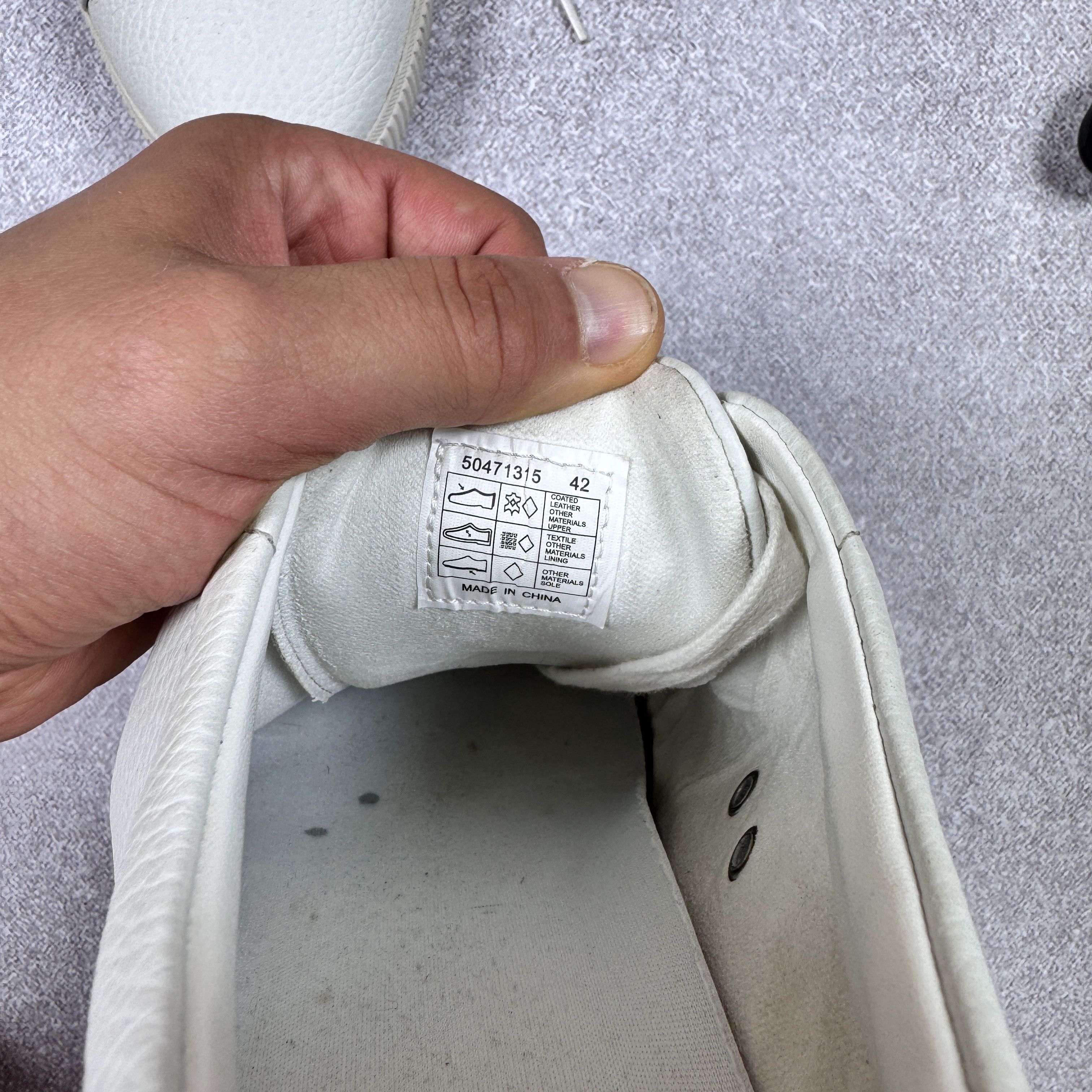 Hugo Boss Hugo Boss 50471315 White Leather Sneakers Size 42 / 27 cm Size US 9 / EU 42 - 12 Thumbnail
