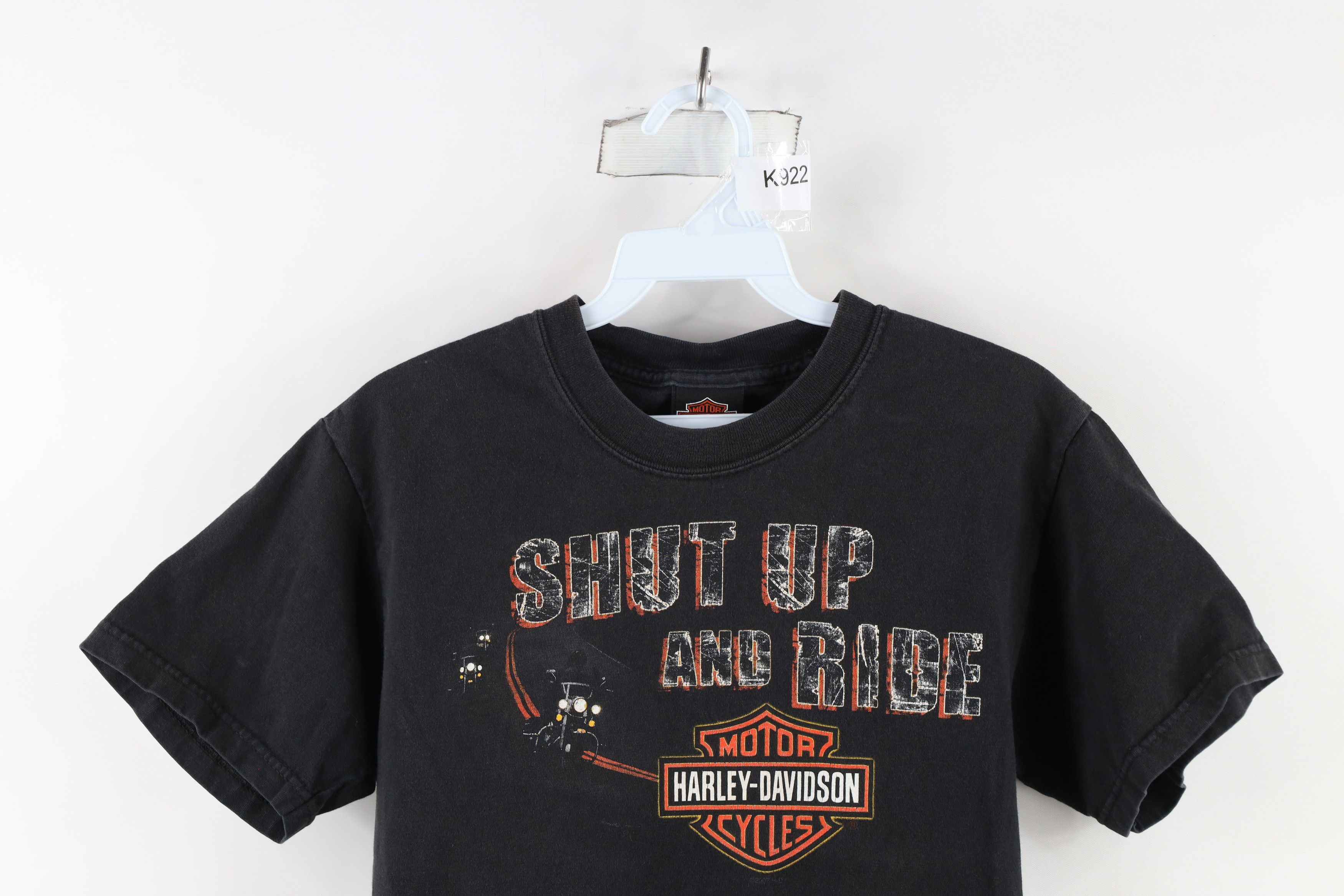 Harley Davidson × Vintage Vintage Y2K Harley Davidson Cedar Point T-Shirt Black USA Size US S / EU 44-46 / 1 - 2 Thumbnail