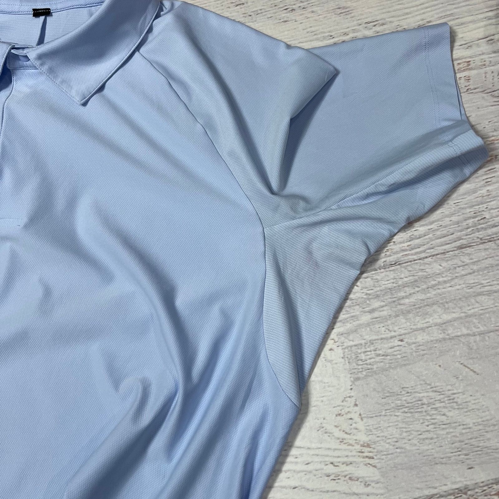Lululemon Lululemon Performance Golf Polo Blue Slim Fit Size L Size US L / EU 52-54 / 3 - 5 Thumbnail