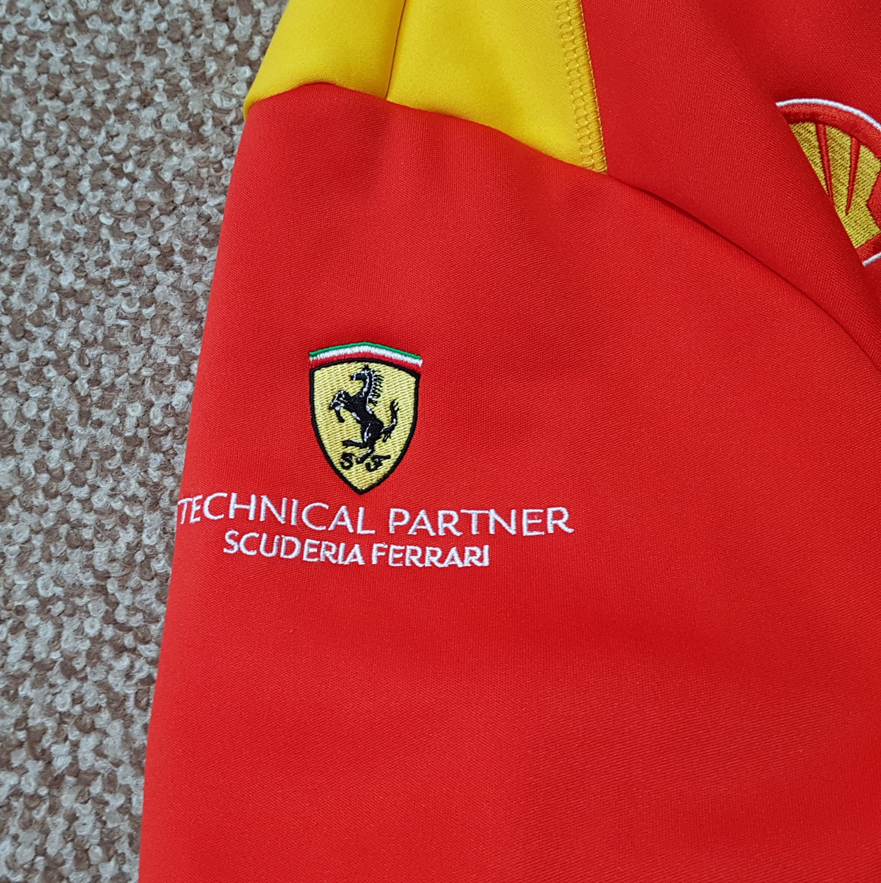 Ferrari Scuderia Ferrari F1 Team Full Zip Track Top Jacket sz L Size US L / EU 52-54 / 3 - 6 Thumbnail