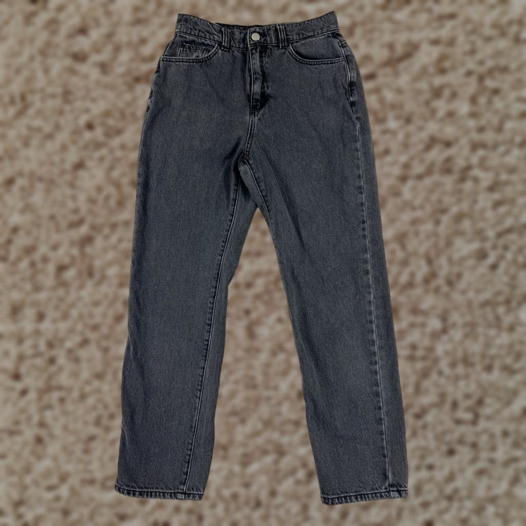 Vintage Dazy Jeans Womens Medium Black Denim 100% Cotton Straight High Rise Size 32" / US 10 / IT 46 - 1 Thumbnail