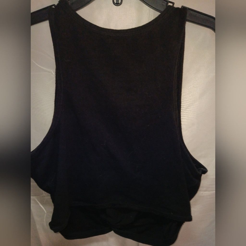 Other So, black cropped tank top, juniors medium, guc Size L / US 10 / IT 46 - 2 Thumbnail