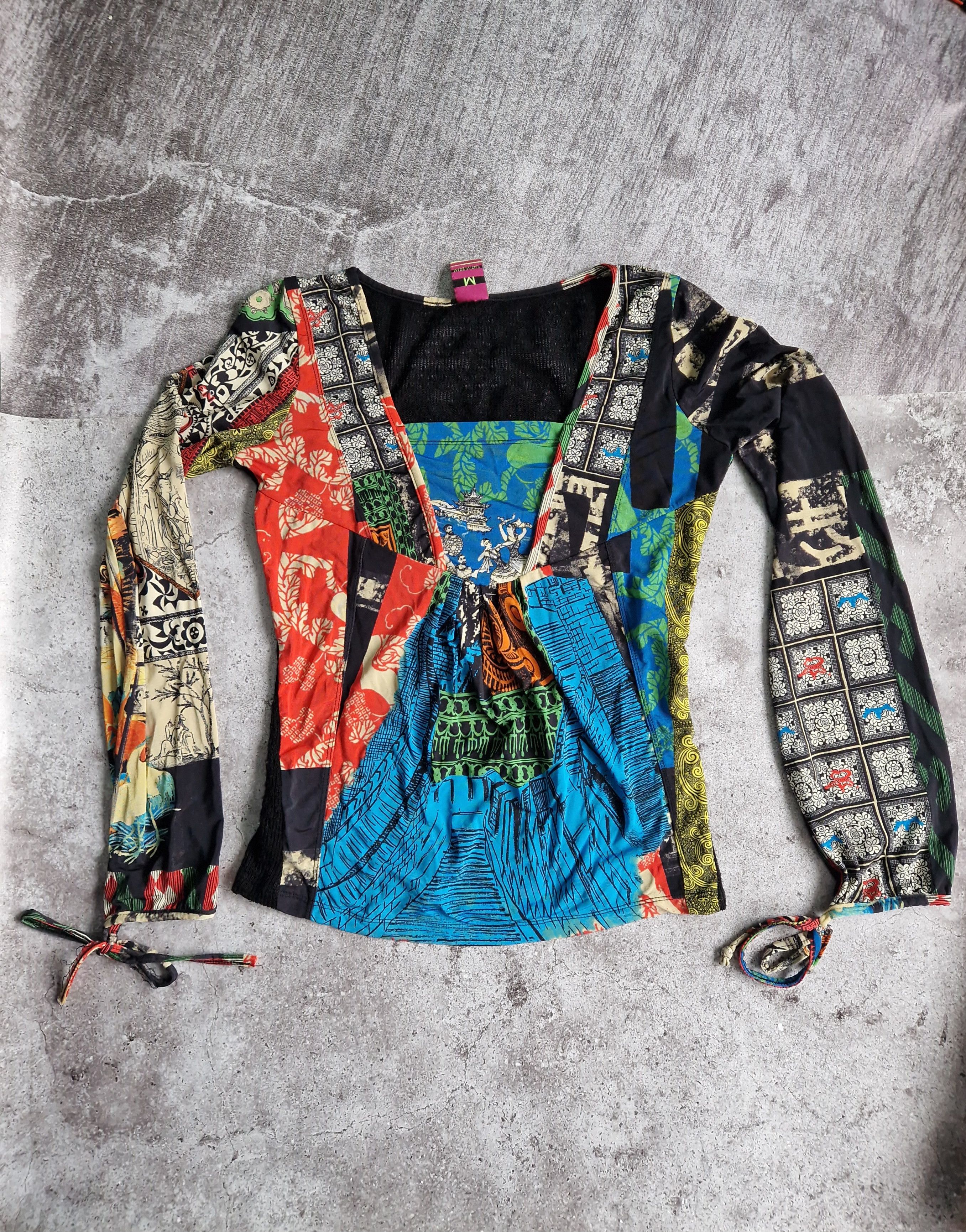 Other Save the Queen punk mesh Jean Paul Gaultier blouse Size M / US 6-8 / IT 42-44 - 7 Thumbnail