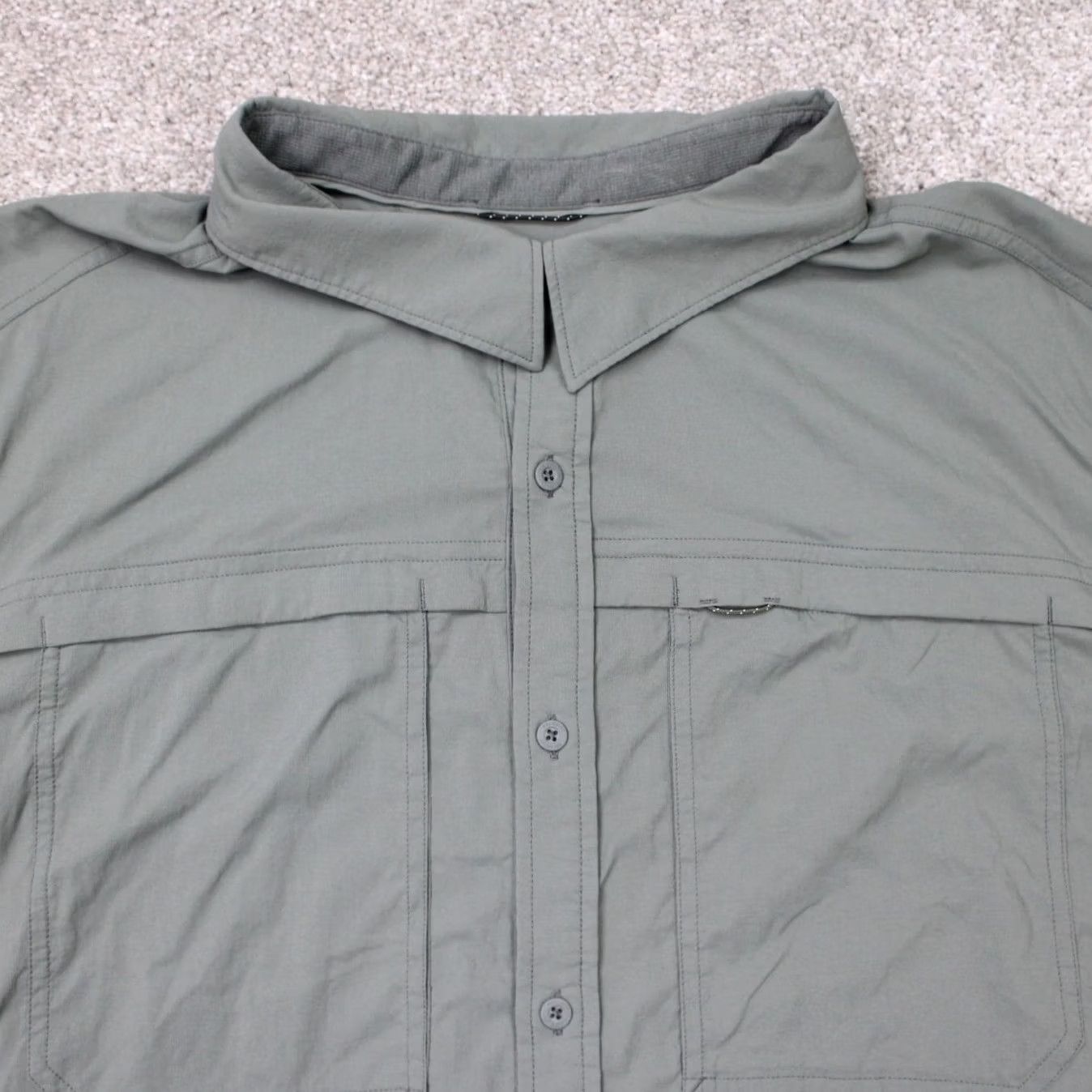 Vintage REI Co-op Shirt Mens 2XL XXL Green Sahara Vented Nylon Stretch Short Sleeve Casual Travel Workwear Size US XXL / EU 58 / 5 - 3 Thumbnail