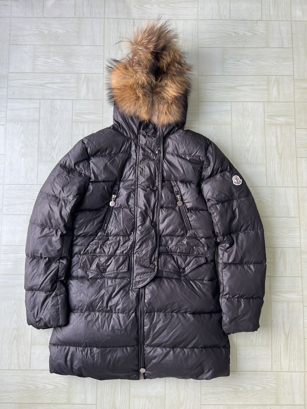 Moncler Grenoble Moncler Grenoble Tour Gilet Down Long Coat Jacket Fur Hoodie Size L / US 10 / IT 46 - 1 Thumbnail