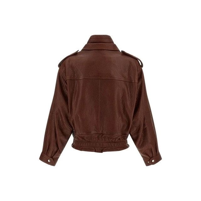 Isabel Marant ISABEL MARANT Aneli Brown Leather Jacket New & Authentic (Wo Size M / US 6-8 / IT 42-44 - 2 Thumbnail