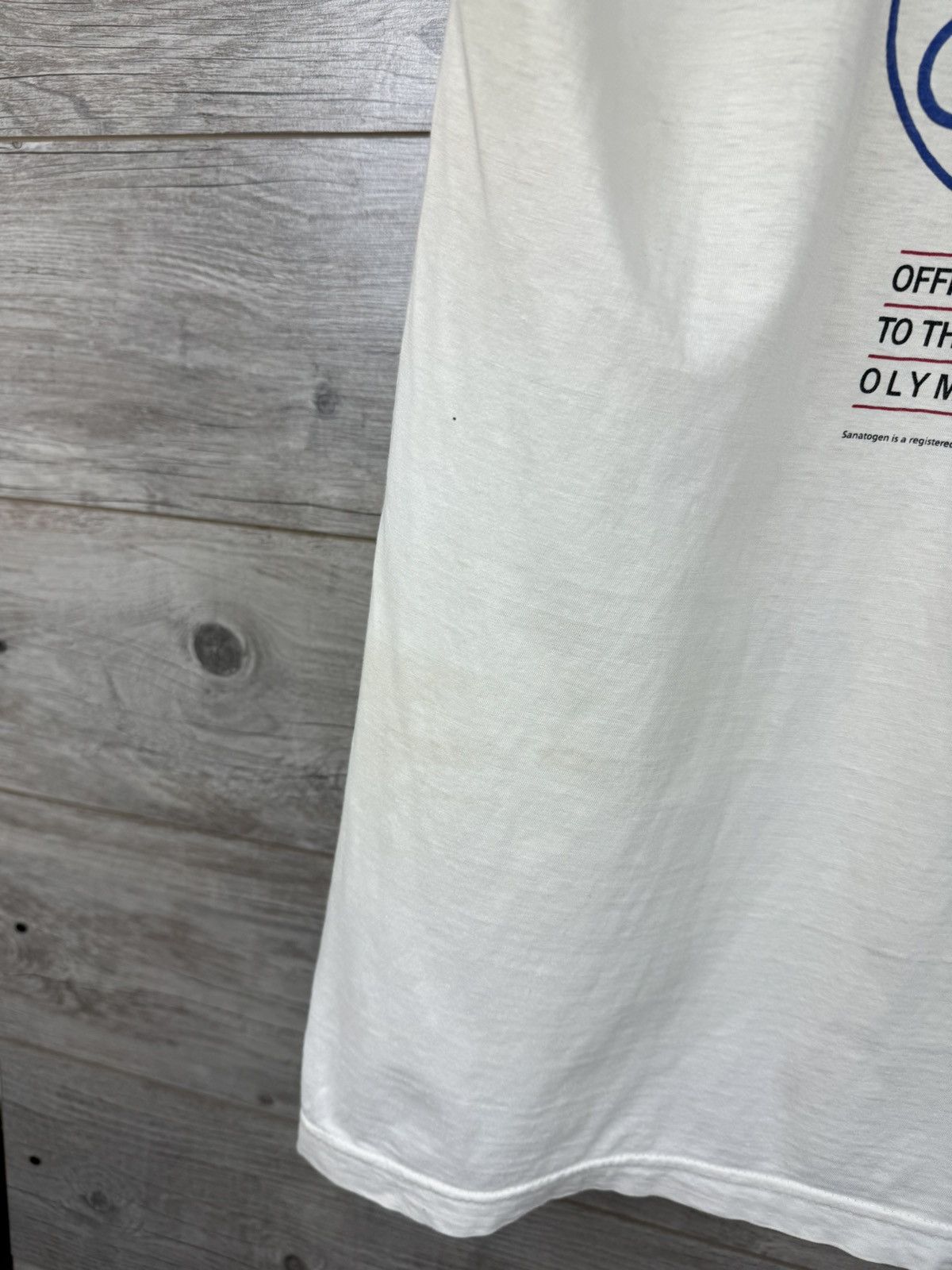 Vintage OFFICIAL SUPPLIERS TO THE 1992 BRITISH OLYMPIC TEAM TEE Size US XL / EU 56 / 4 - 15 Thumbnail