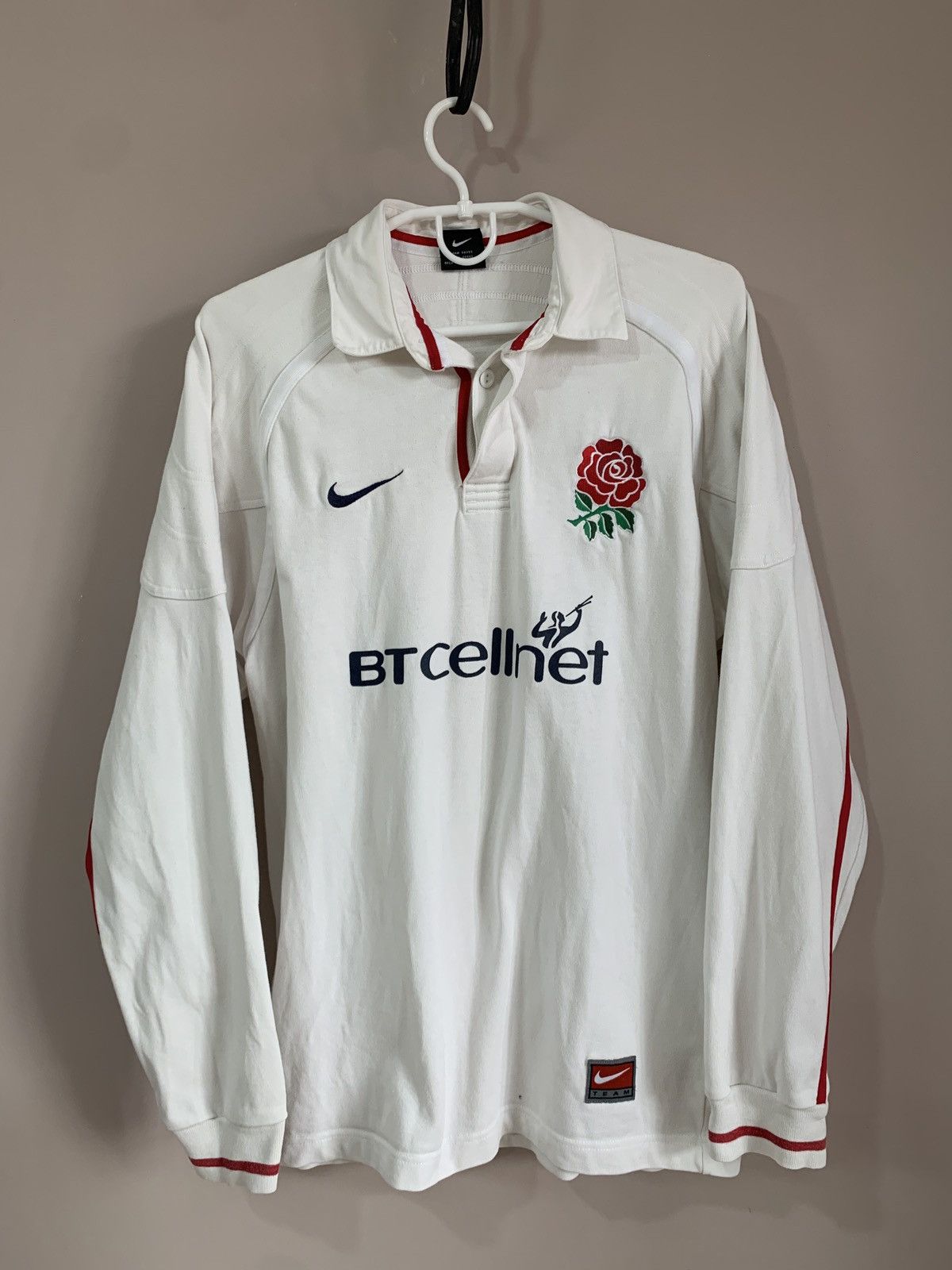 Nike × Vintage England 2001 Rugby Union Shirt Nike Vintage Jersey Retro M Size US M / EU 48-50 / 2 - 1 Thumbnail