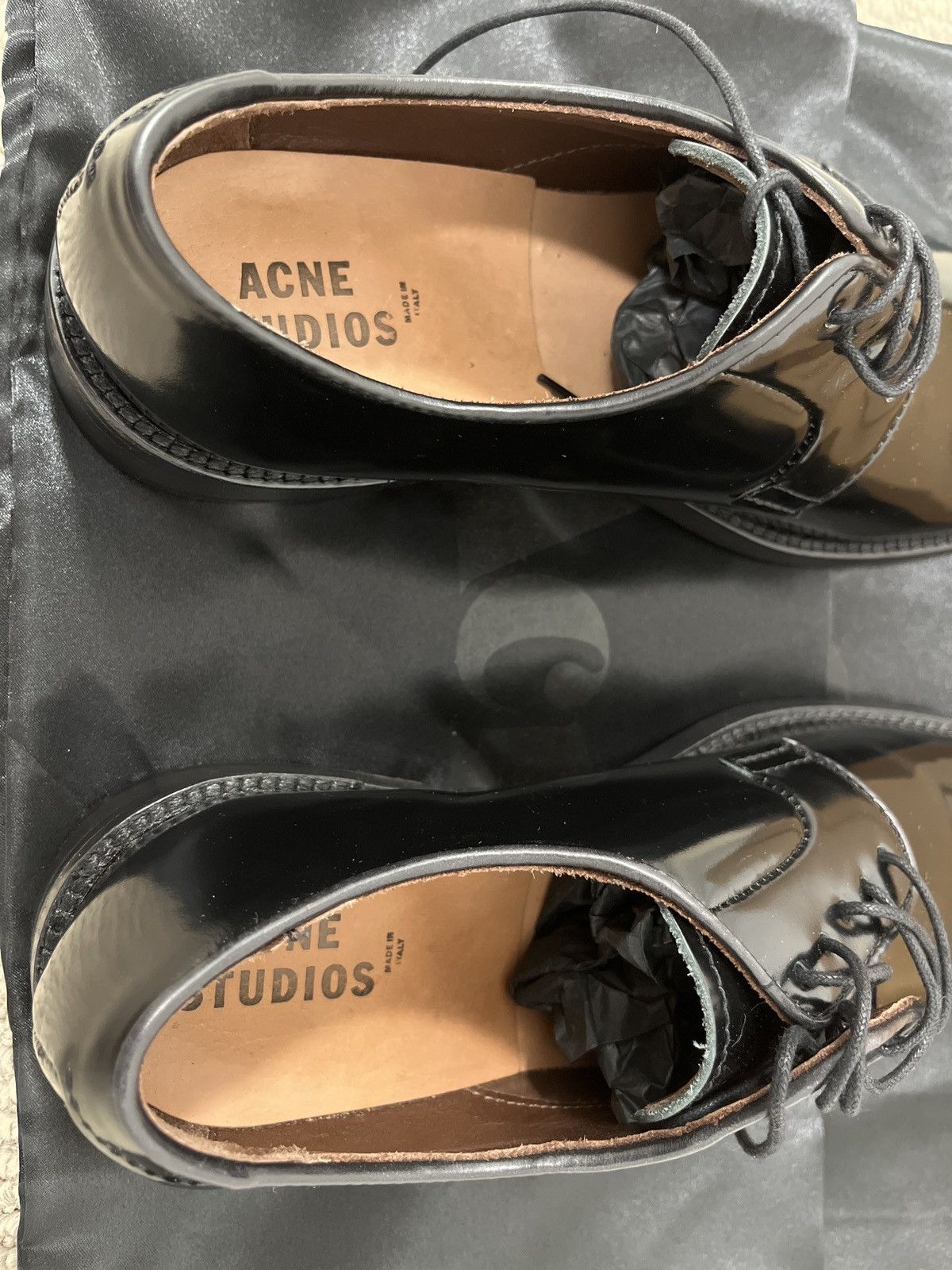 Acne Studios Griffith polish oxfords (EUR 41) Size US 8 / EU 41 - 6 Thumbnail