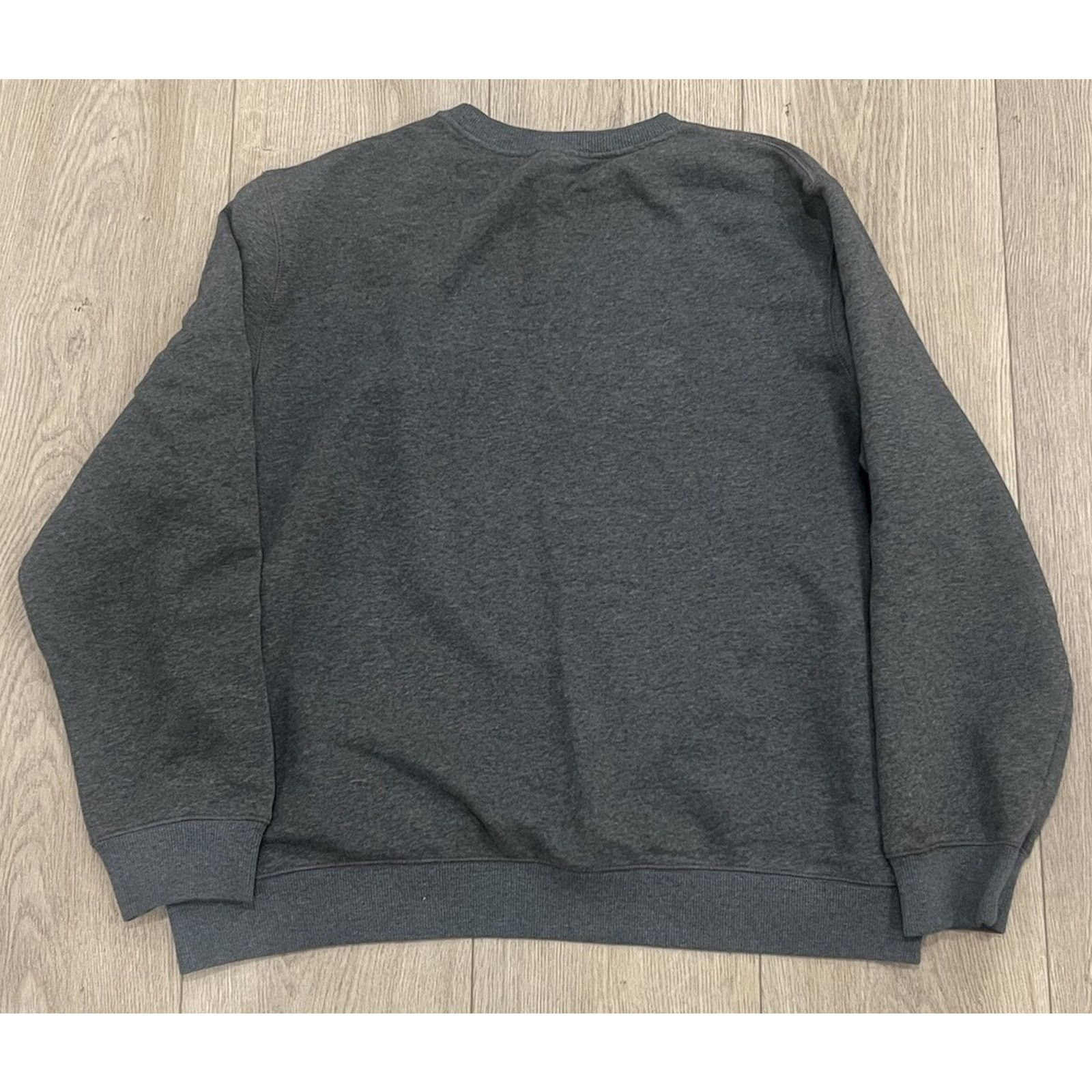 Nike Vintage Y2K Nike Gray White Embroidered Swoosh Sweatshirt Size US XXL / EU 58 / 5 - 5 Thumbnail