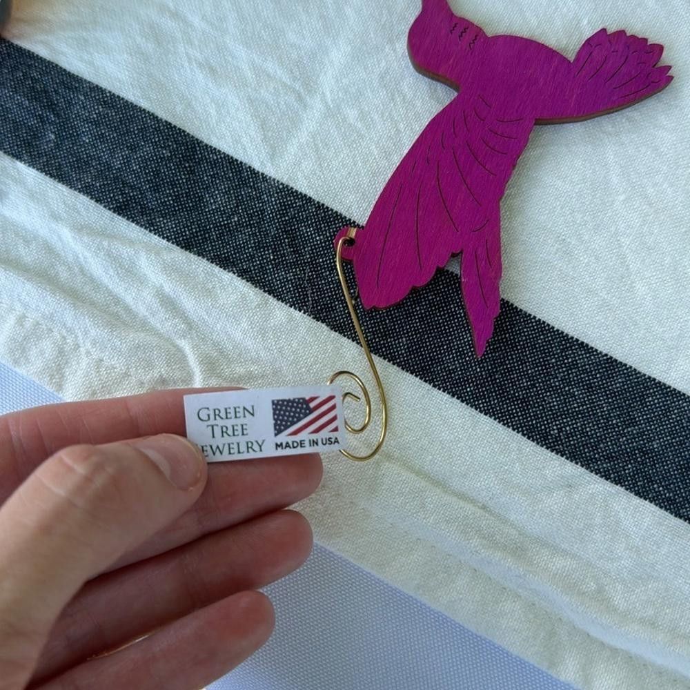 Designer Handmade hummingbird ornament Size ONE SIZE - 3 Thumbnail