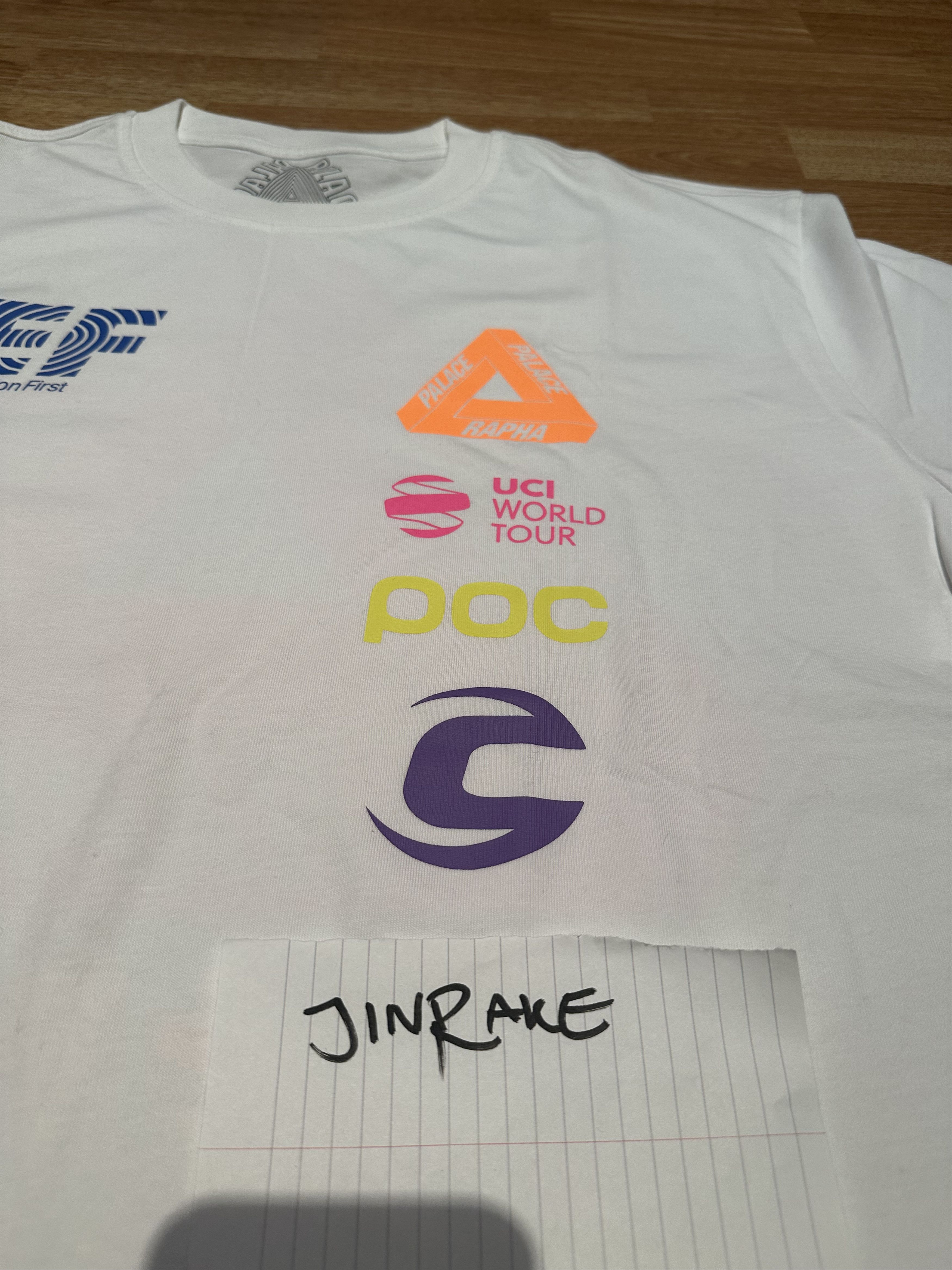Palace × Rapha Palace Rapha Cannondale Off Bike T-shirt | Size XL | White Size US XL / EU 56 / 4 - 4 Thumbnail