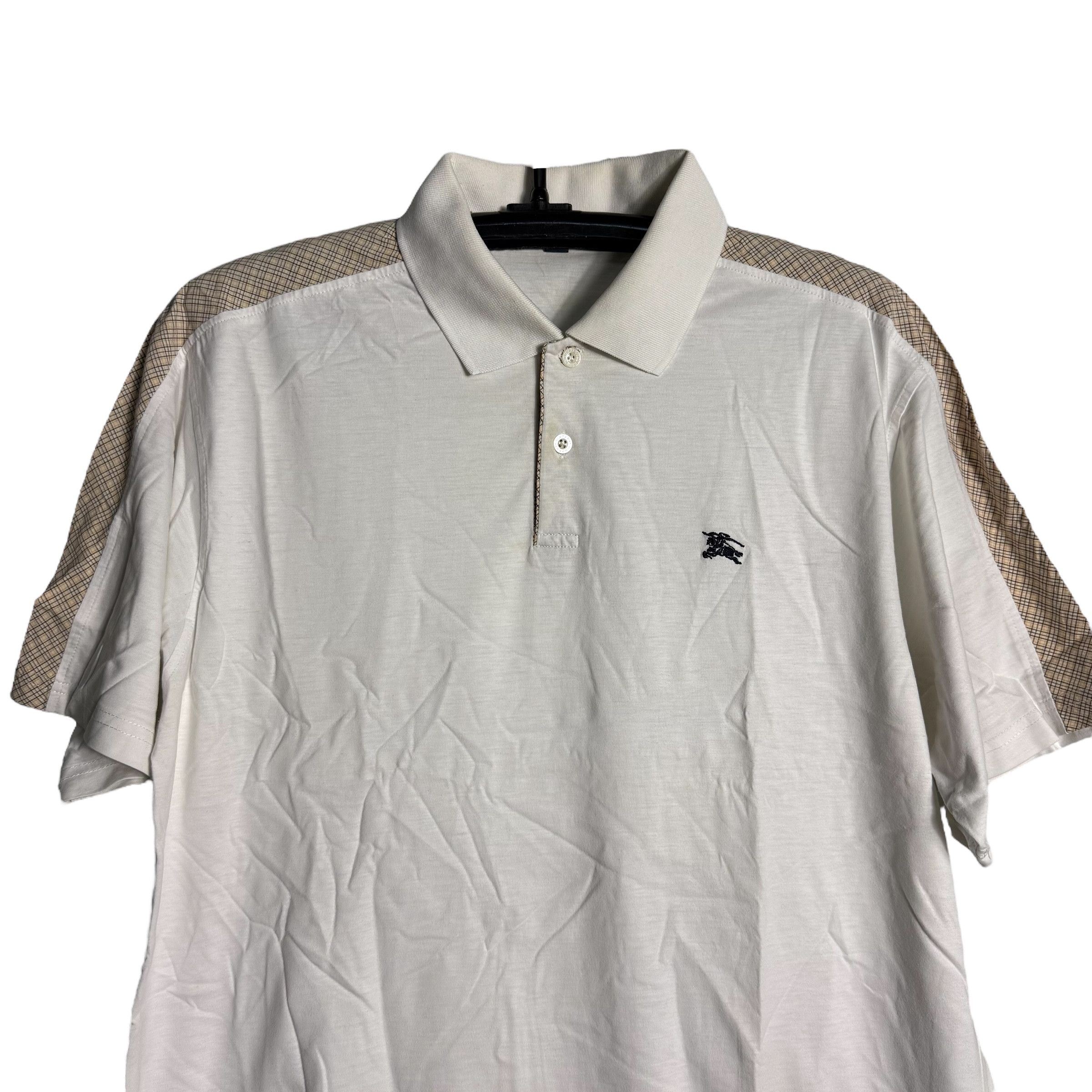 Burberry 🔥RARE🔥Burberry London Luxury Polo Shirt Size US XL / EU 56 / 4 - 2 Thumbnail