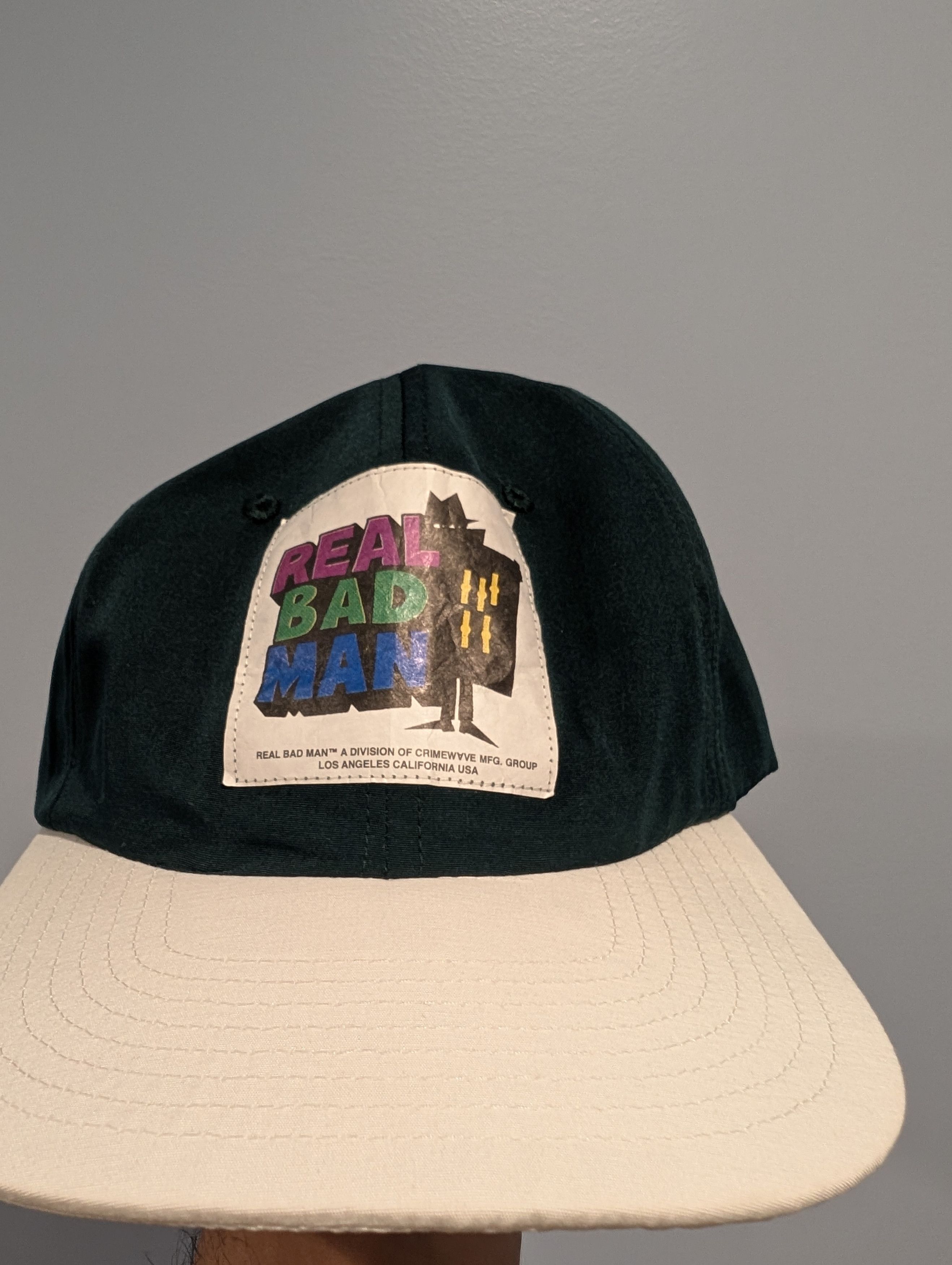 Real Bad Man Real Bad Man Forest Green Hat Size ONE SIZE - 3 Thumbnail