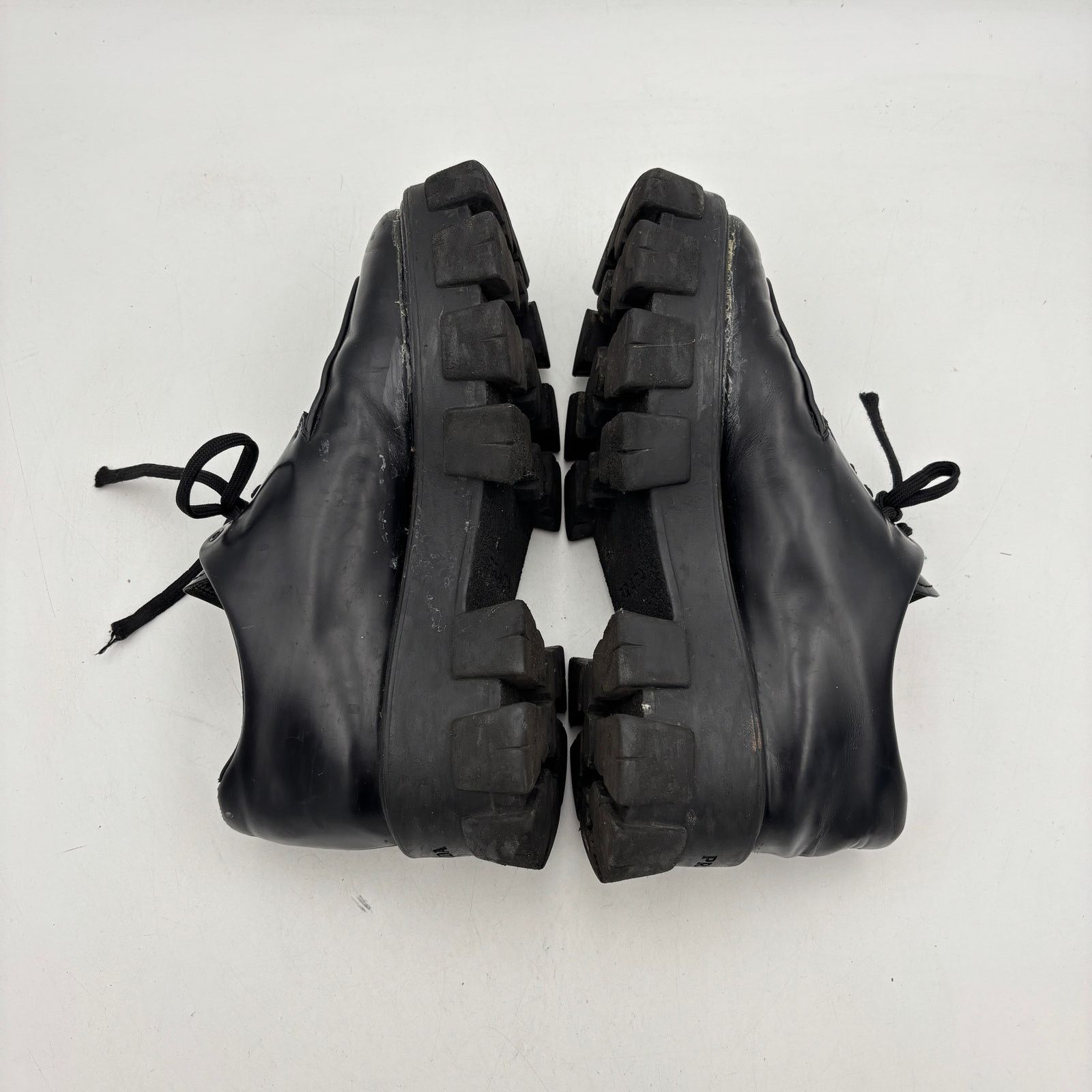 Prada Prada Monolith Brushed Leather Thick Sole Shoes Mens 41 US 8 Size US 8 / EU 41 - 7 Thumbnail