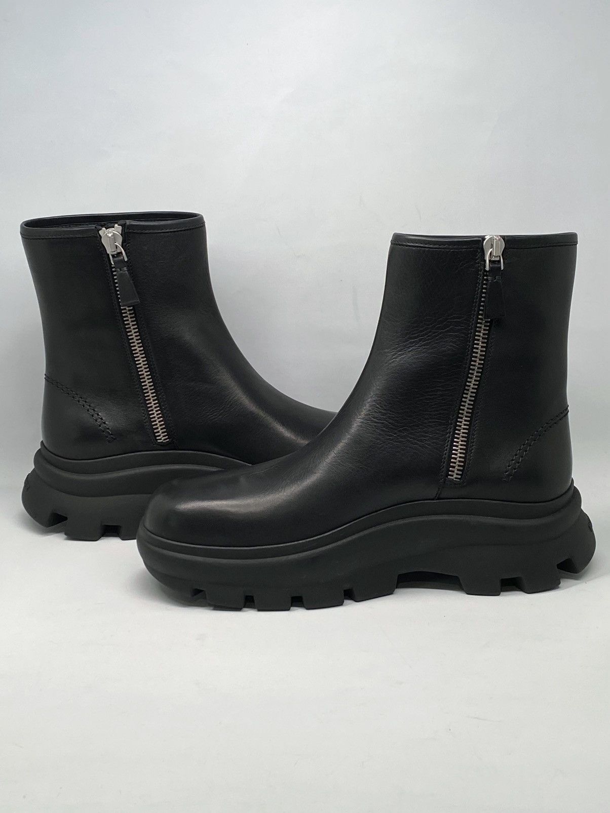 Jil Sander Jil Sander Leather Zip Ankle boots size 41/us size 8 Size US 8 / EU 41 - 3 Thumbnail