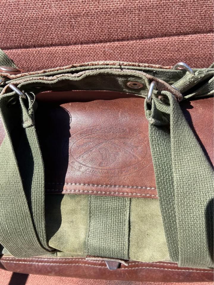 Orvis Vintage Orvis Leather/Canvas Messenger Bag Size ONE SIZE - 5 Thumbnail