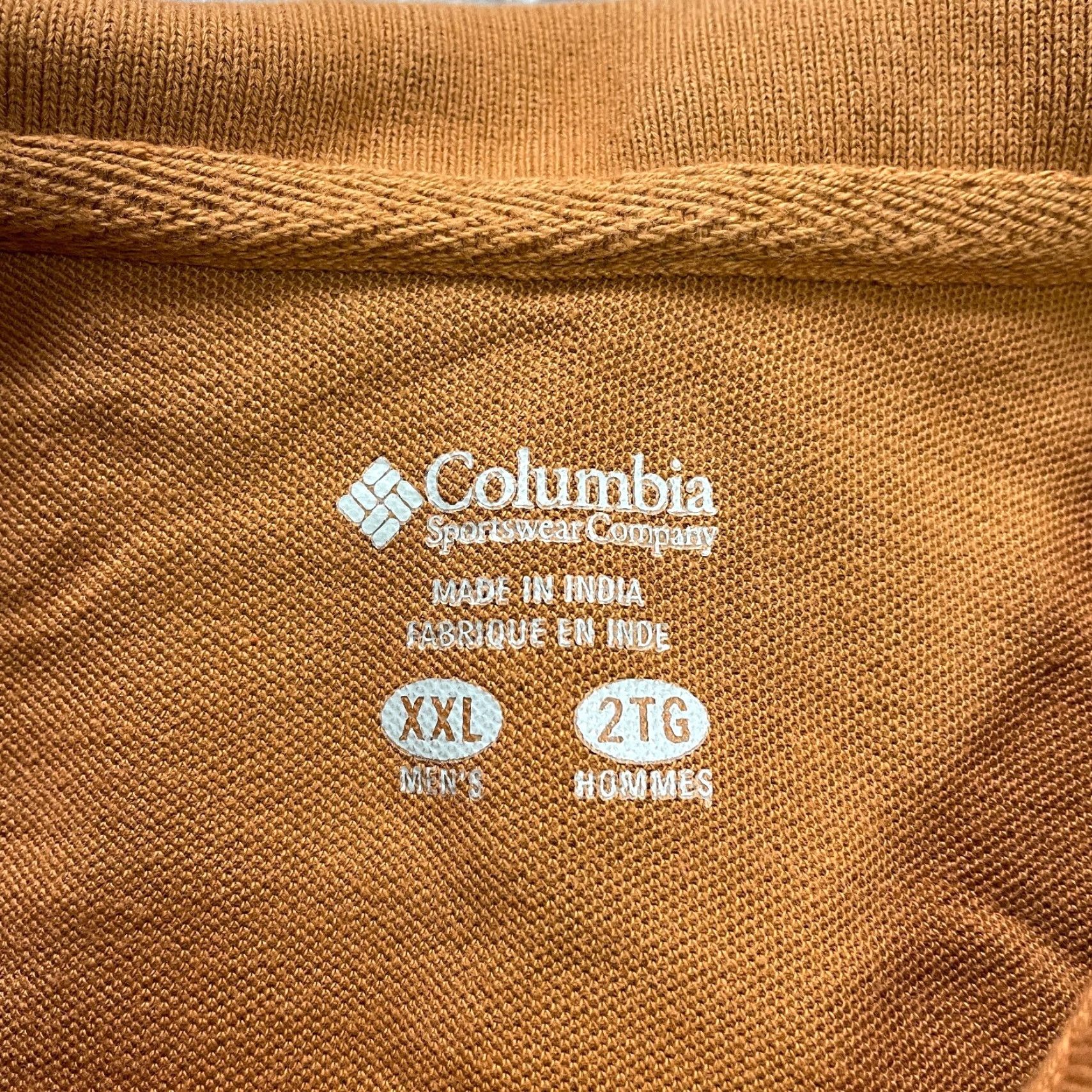 Vintage Columbia Sportswear Polo Shirt Mens 2XL Brown Cotton Short Sleeve Active Golf Size US XXL / EU 58 / 5 - 7 Thumbnail