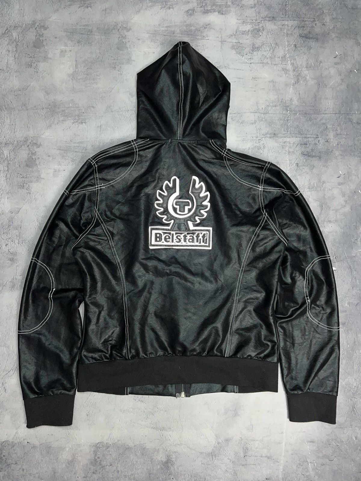 Belstaff × Vintage Vintage Belstaff Full Zip Up Hoodie Size XL Size XL / US 12-14 / IT 48-50 - 5 Thumbnail
