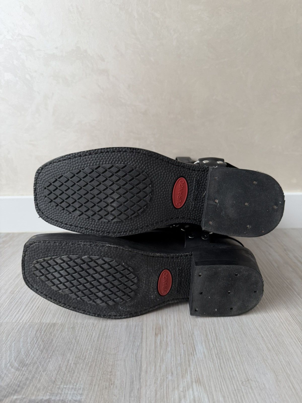 If Six Was Nine Vintage Italian AS 98 Rick Owens Style Leather Biker Boots Size US 8 / EU 41 - 7 Thumbnail