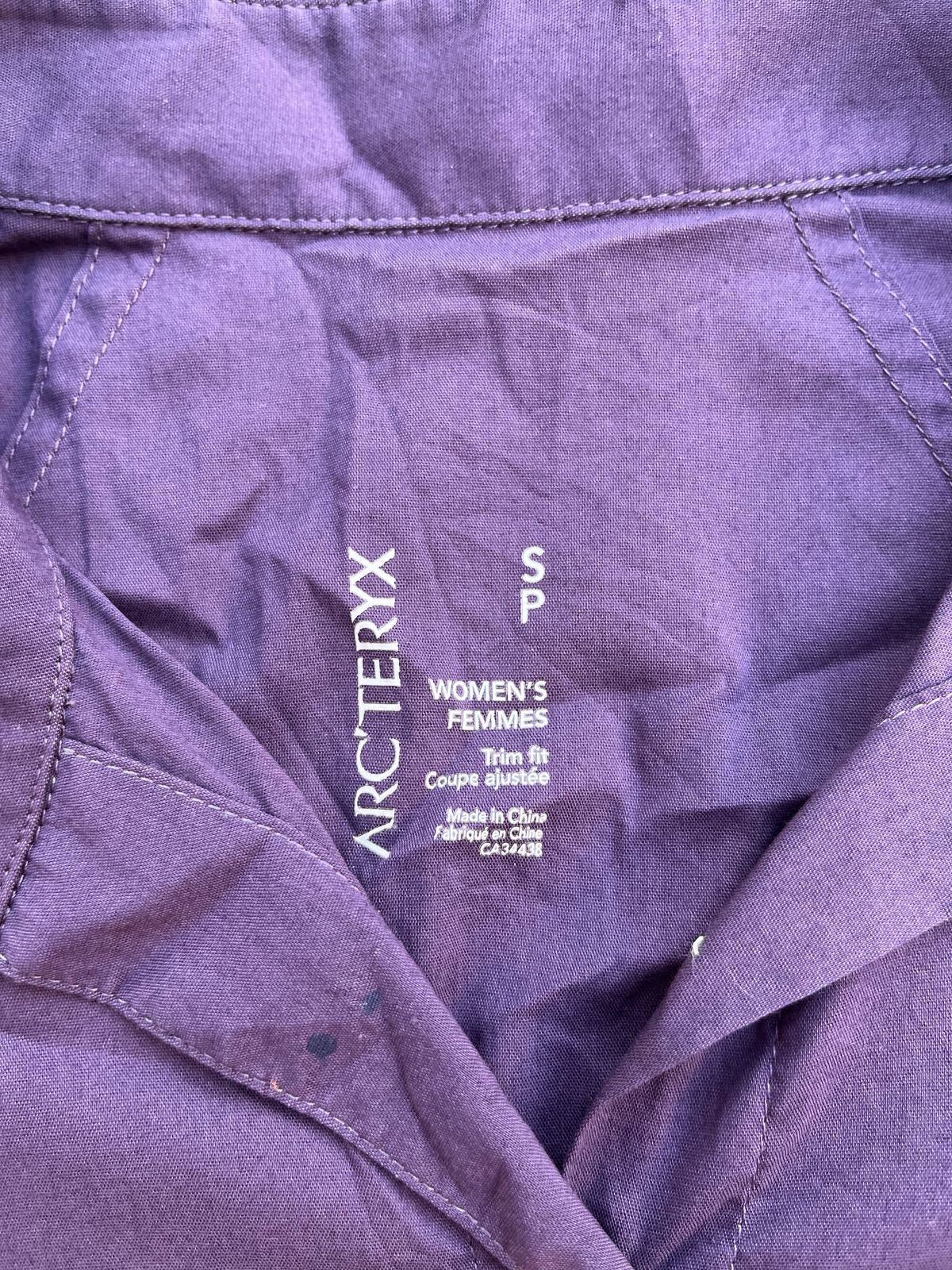 Arc'teryx Arc'Teryx Purple Button Ups Shirts Size S / US 4 / IT 40 - 2 Thumbnail