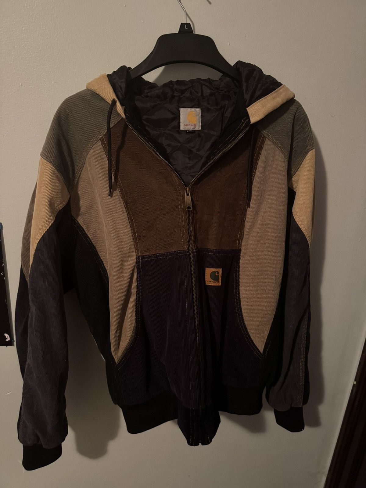 Carhartt corduroy zip-up work jacket