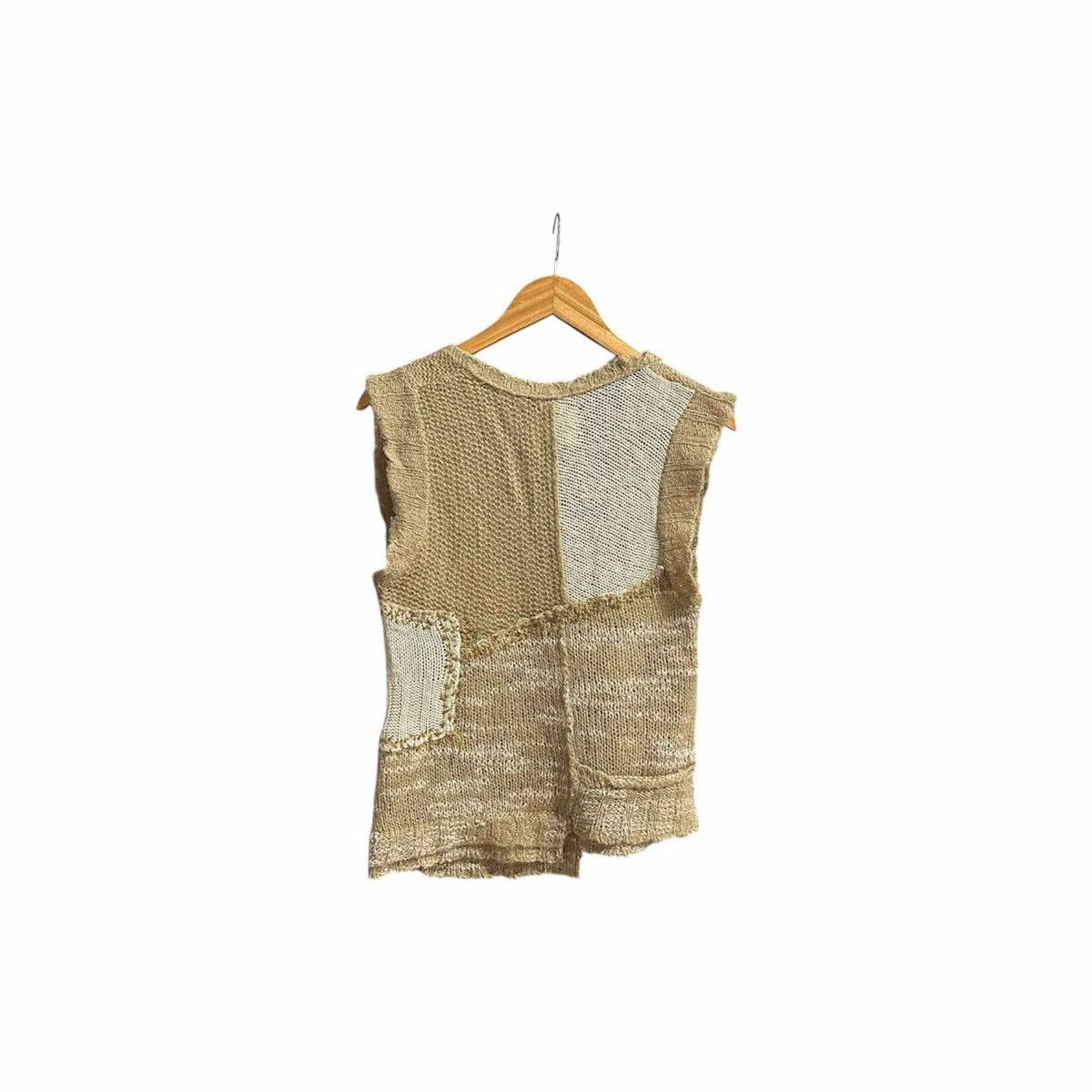 Hysteric Glamour × If Six Was Nine × Japanese Brand 🔥Sick Y2K Rna Distressed Knit Asymmetric Sleeveless Punk Size US M / EU 48-50 / 2 - 11 Thumbnail