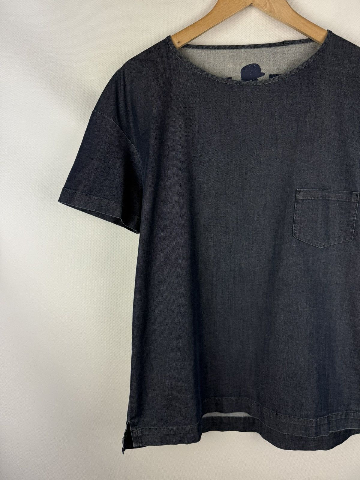 Japanese Brand × Takeo Kikuchi 525 Denim By Takeo Kikuchi Men’s Short Sleeve T Shirt Japan Size US M / EU 48-50 / 2 - 2 Thumbnail
