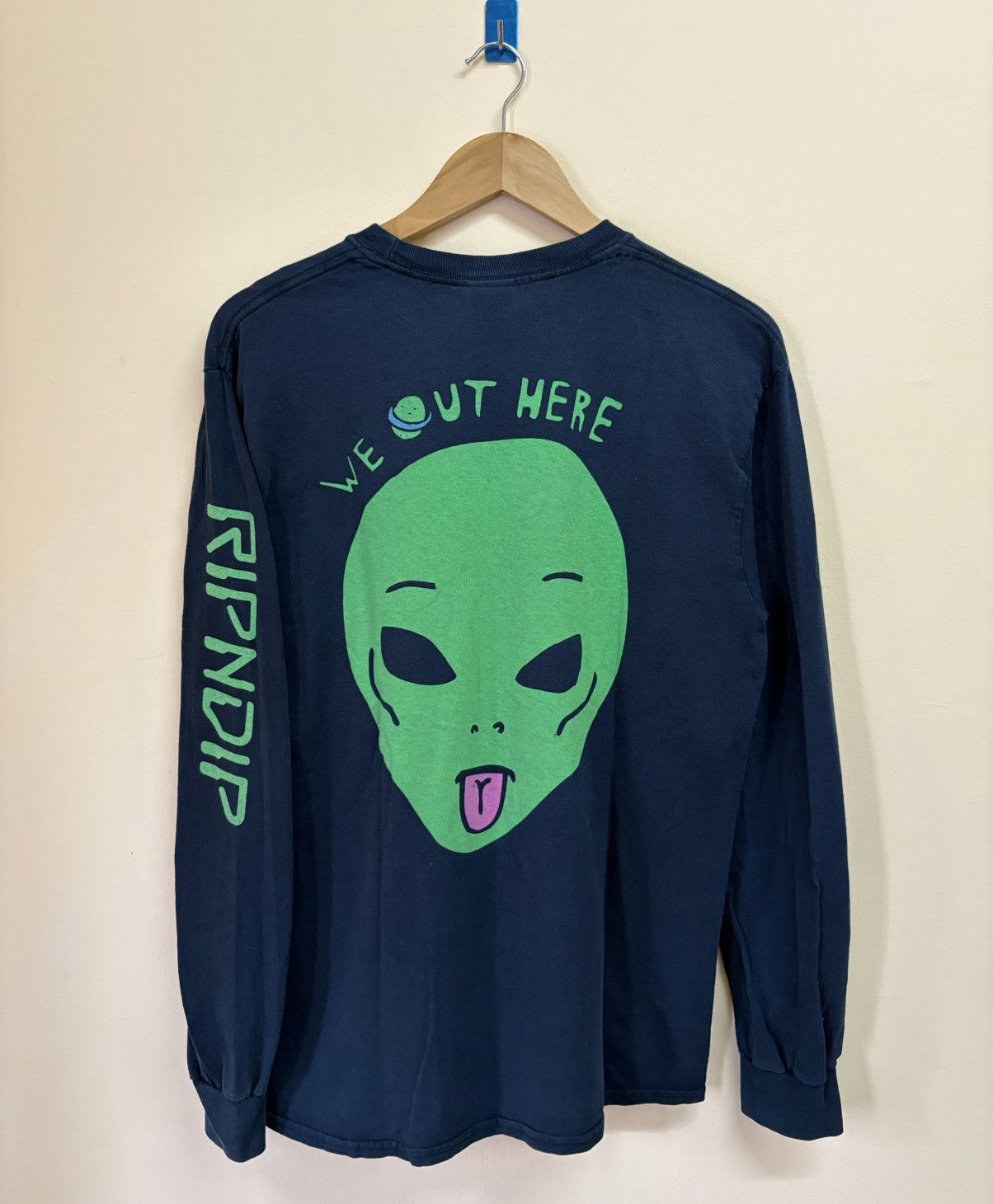 RIPNDIP Vintage Y2k Ripndip Alien Skateboard Streetwear T-Shirt Size US M / EU 48-50 / 2 - 2 Thumbnail