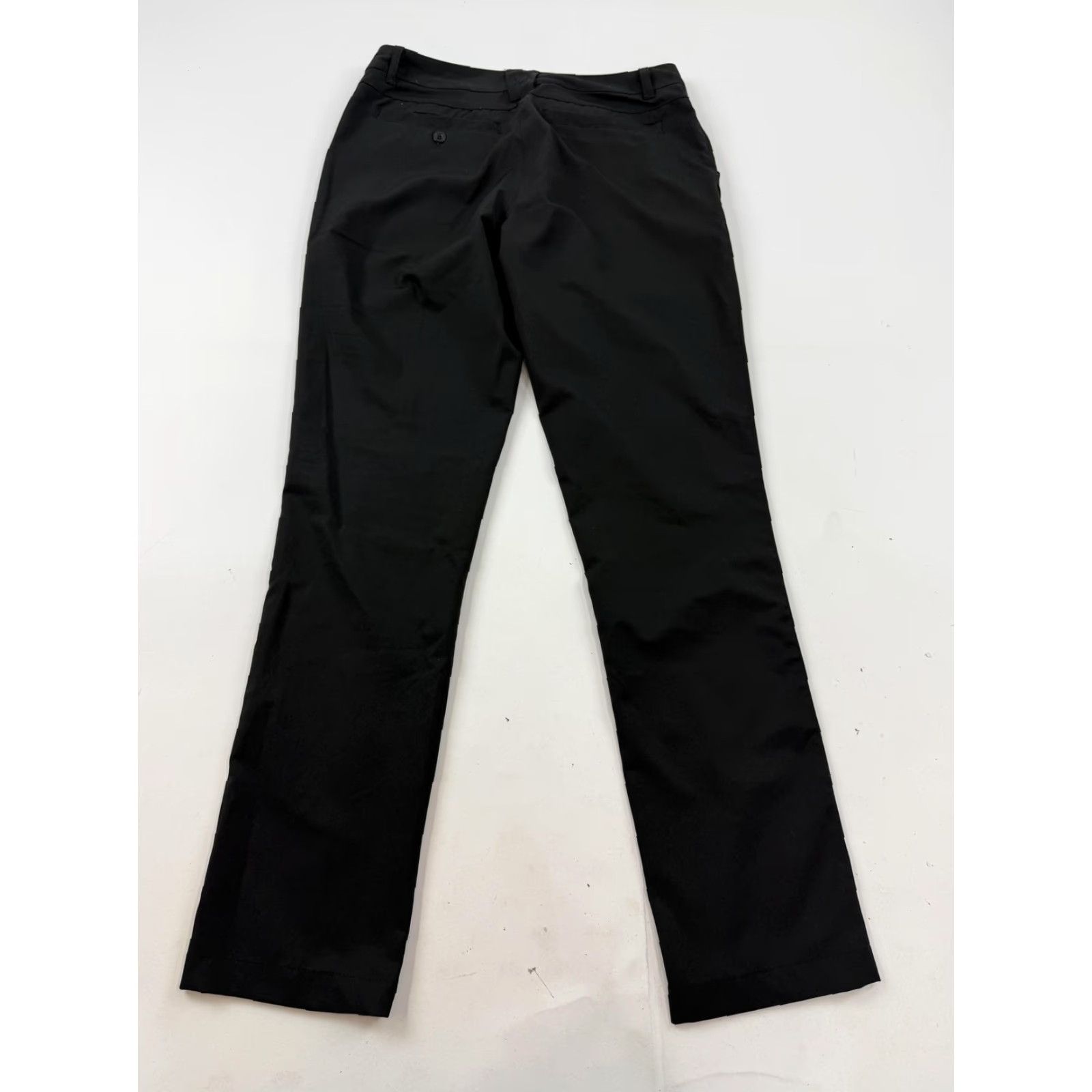 Vintage Lesmart Pants Womens 4 Black Golf Series Standard Fit Straight Leg Stretch Pockets AZ Size 27" / US 4 / IT 40 - 4 Thumbnail
